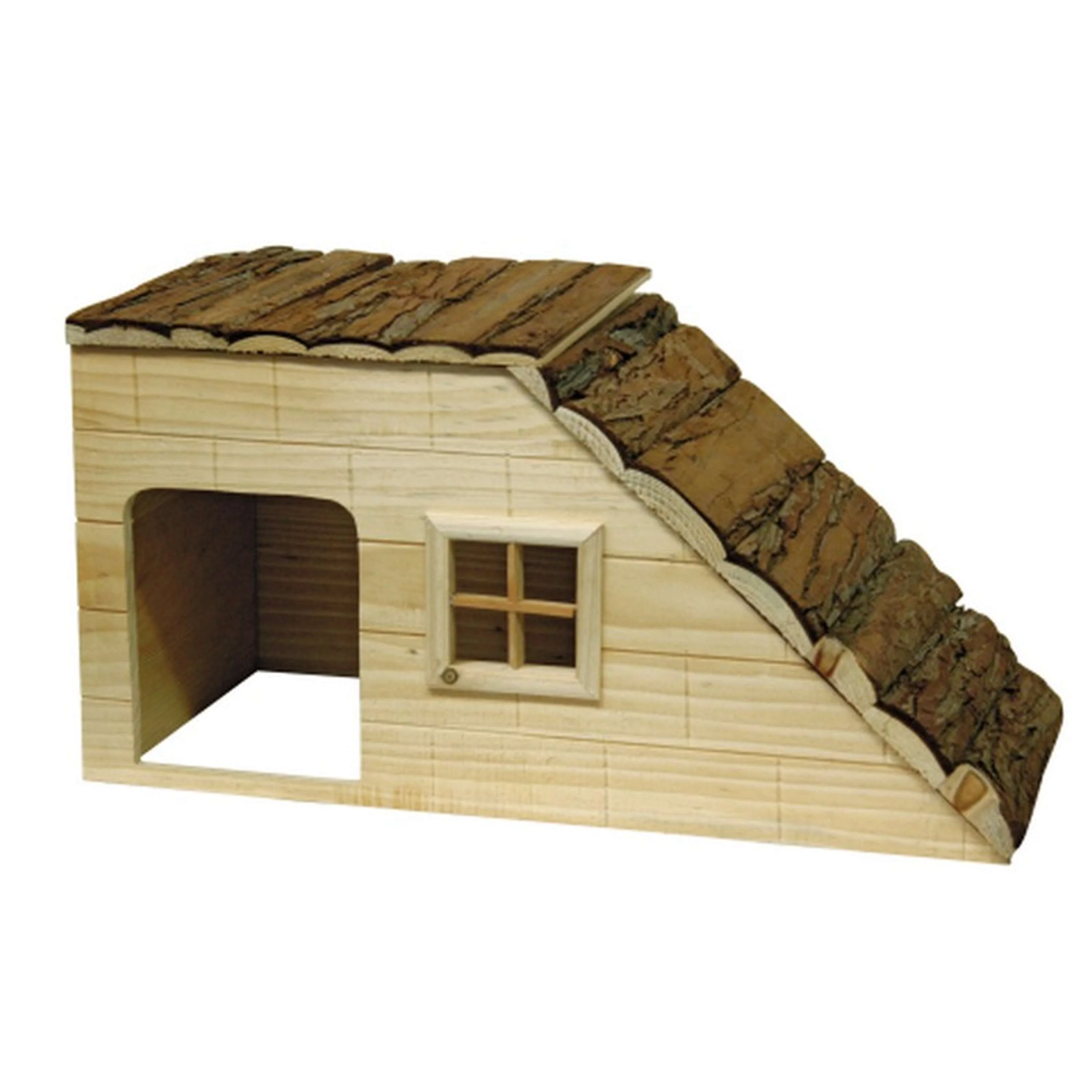 Kerbl Abri à Lapin Nature Plus avec Marche Bois - Image 3