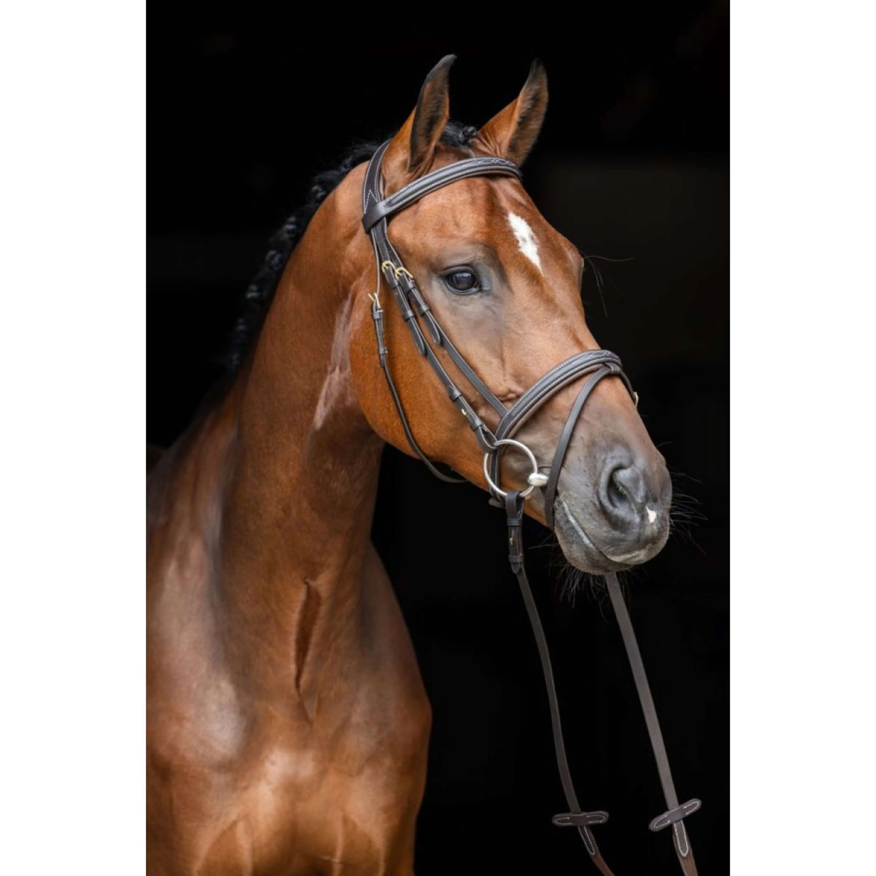 Kerbl Bridon classique en cuir Marron classique - Image 3