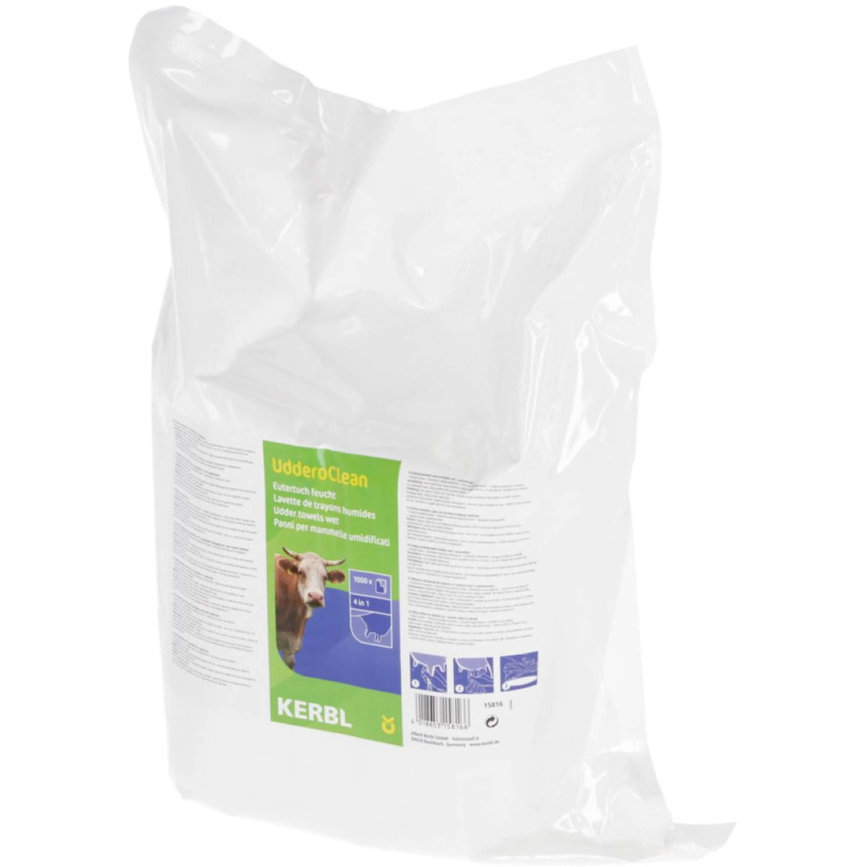 Kerbl Chiffon pour Mamelle Udderoclean Humide Recharge