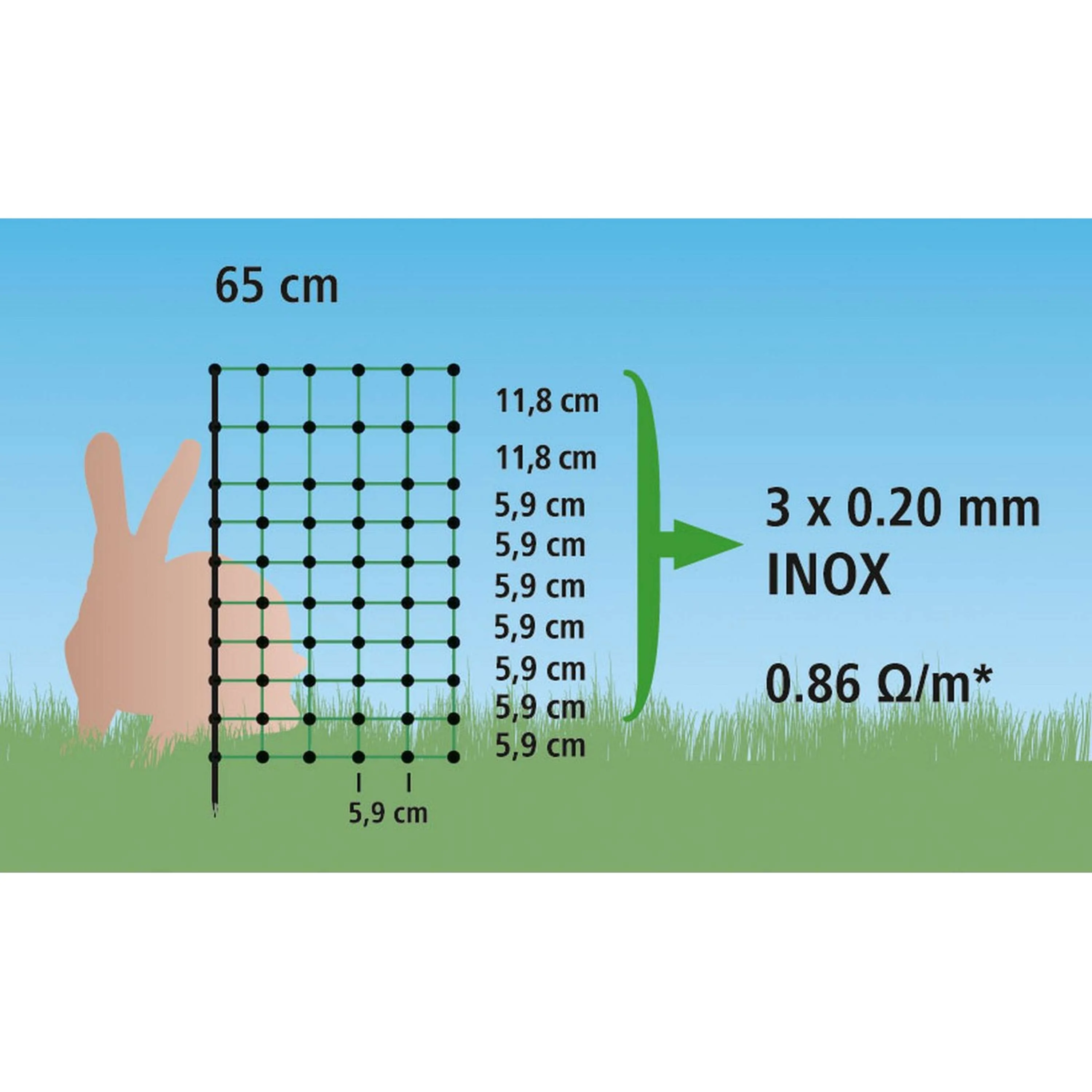 Kerbl Filet pour Lapin Double Vert - Image 4