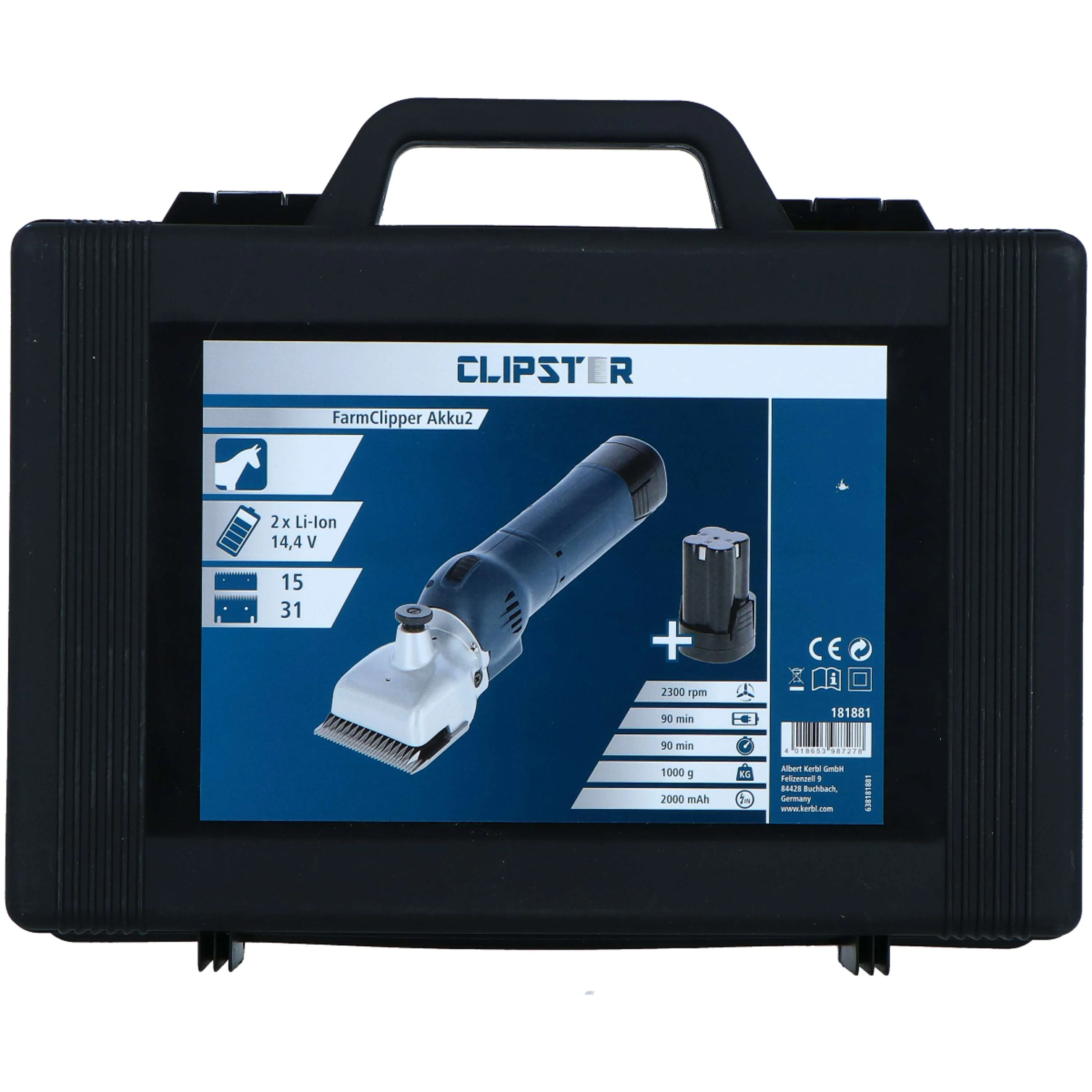 Kerbl Tondeuse Bleu - Image 6