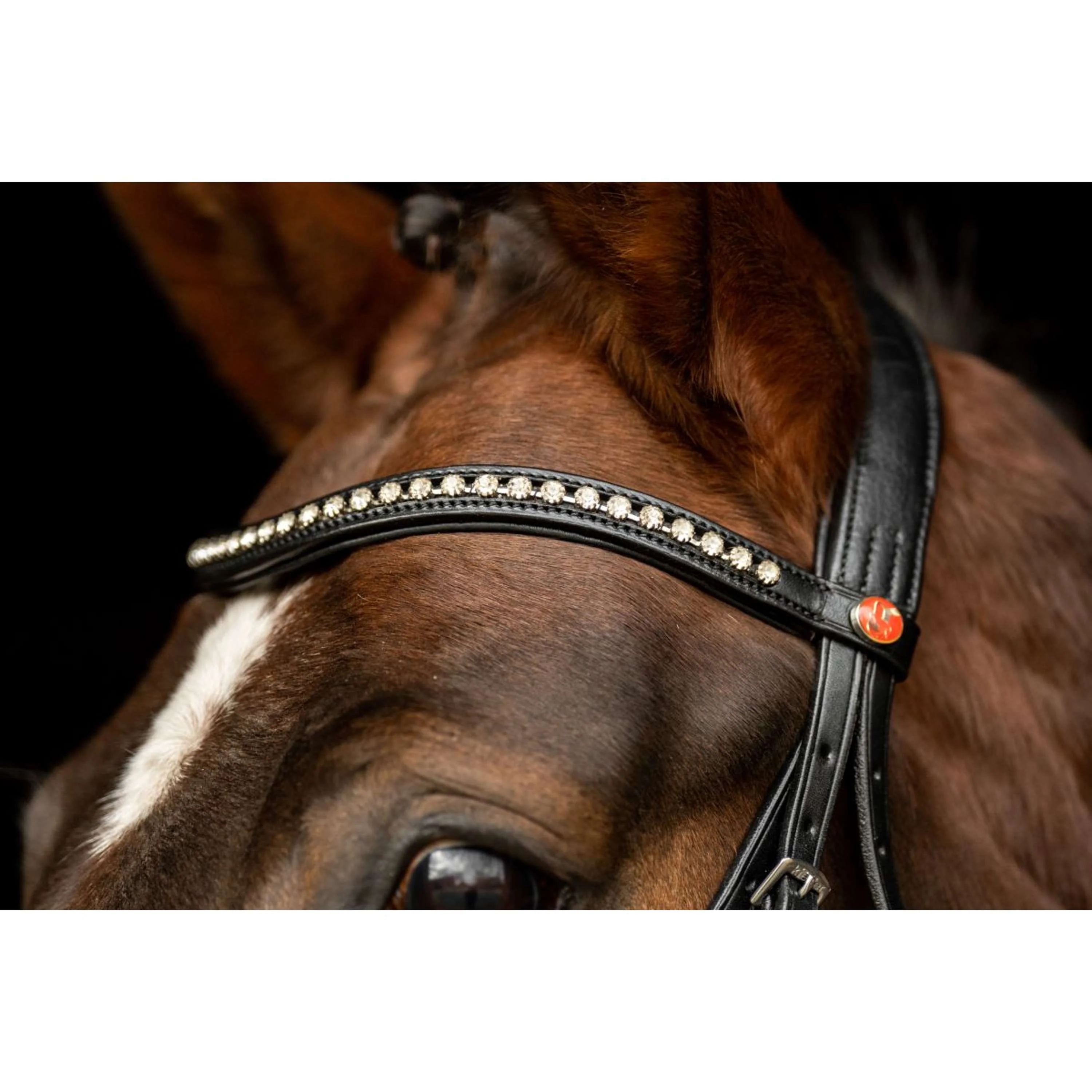 Kieffer Bridon Ultrasoft Sue avec des Cristaux Noir/Blanc - Image 13