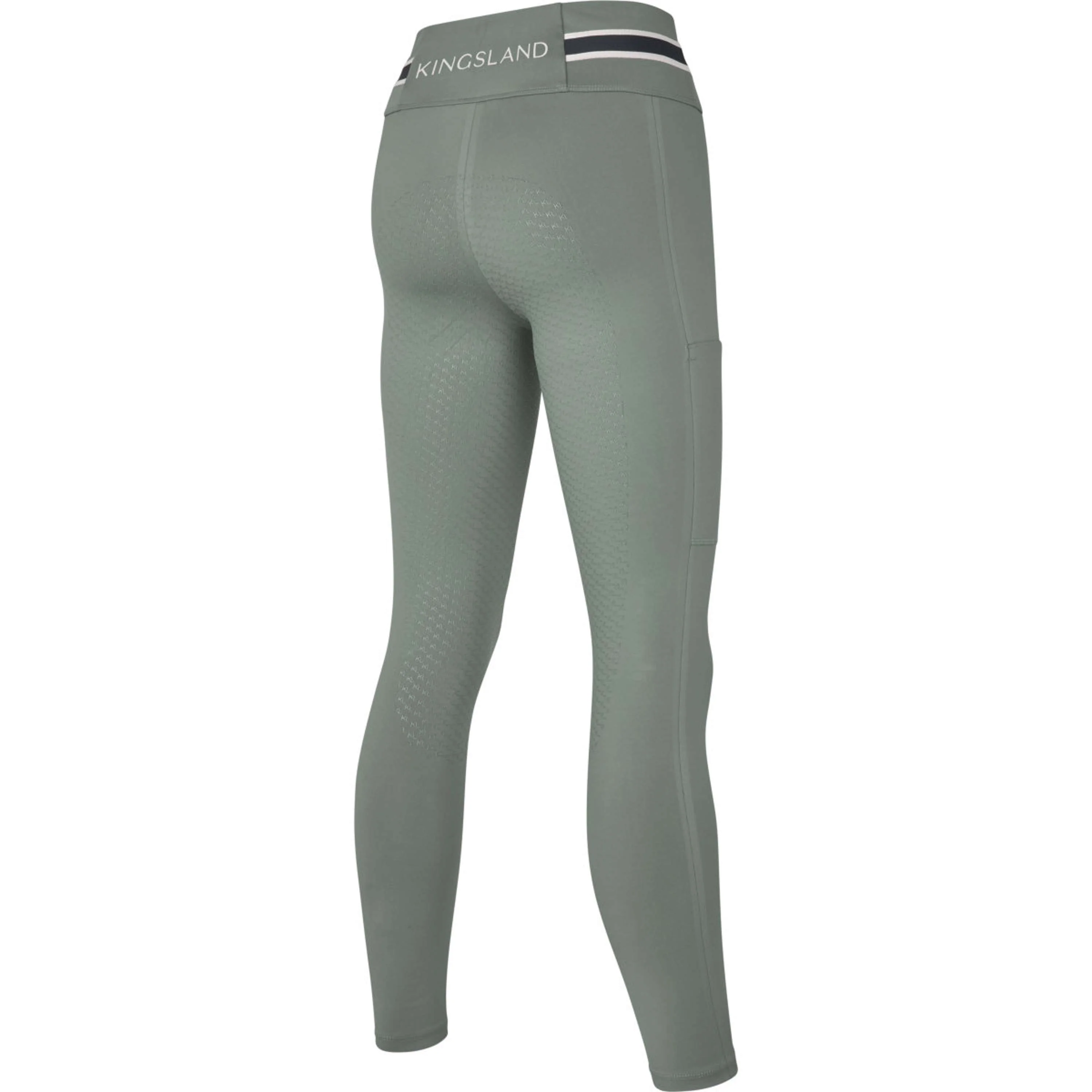Kingsland Legging d'Équitation KLLaura Full Grip Green Agave - Image 2