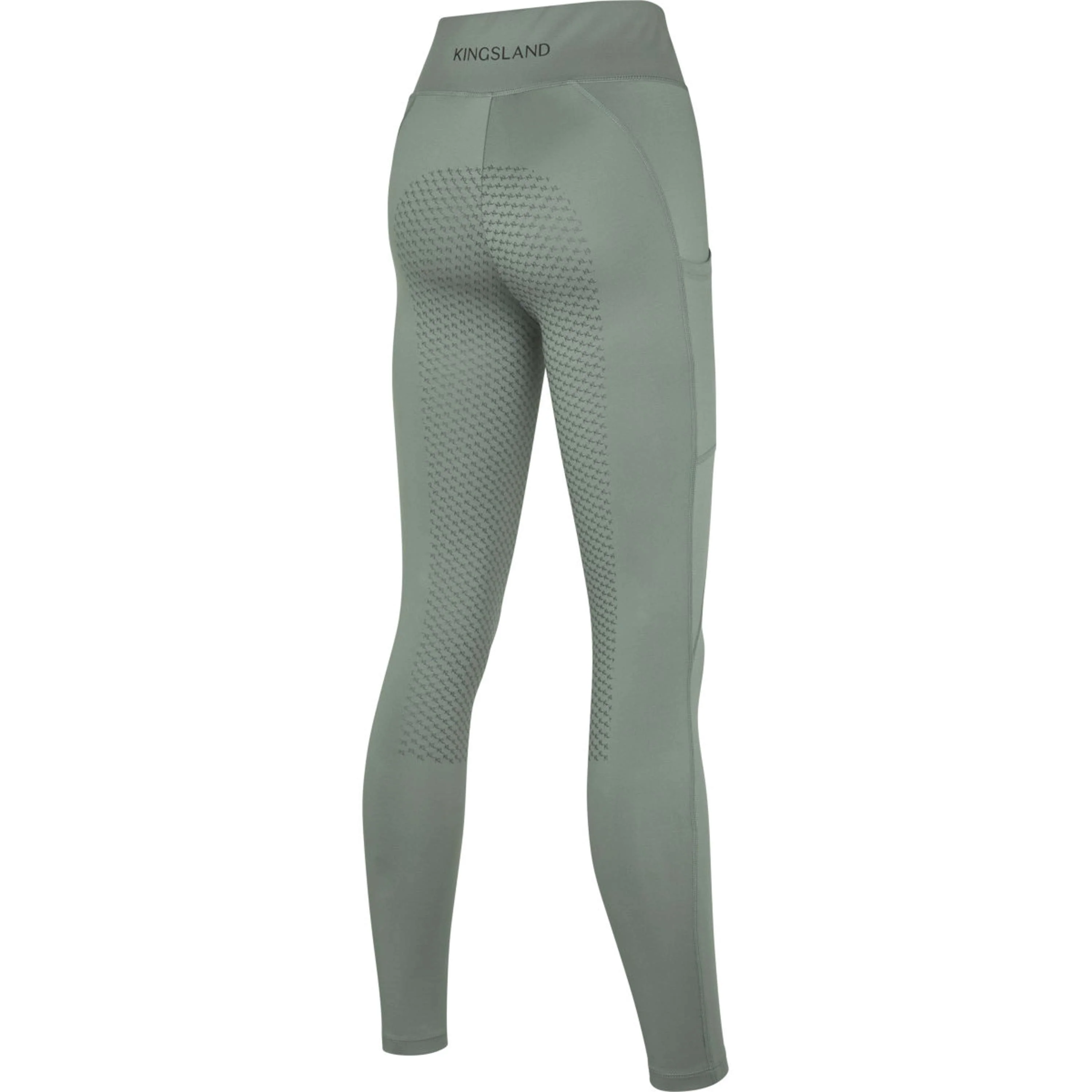 Kingsland Legging d'Équitation KLLorella F-Tec 5 Full Grip Green Agave - Image 2