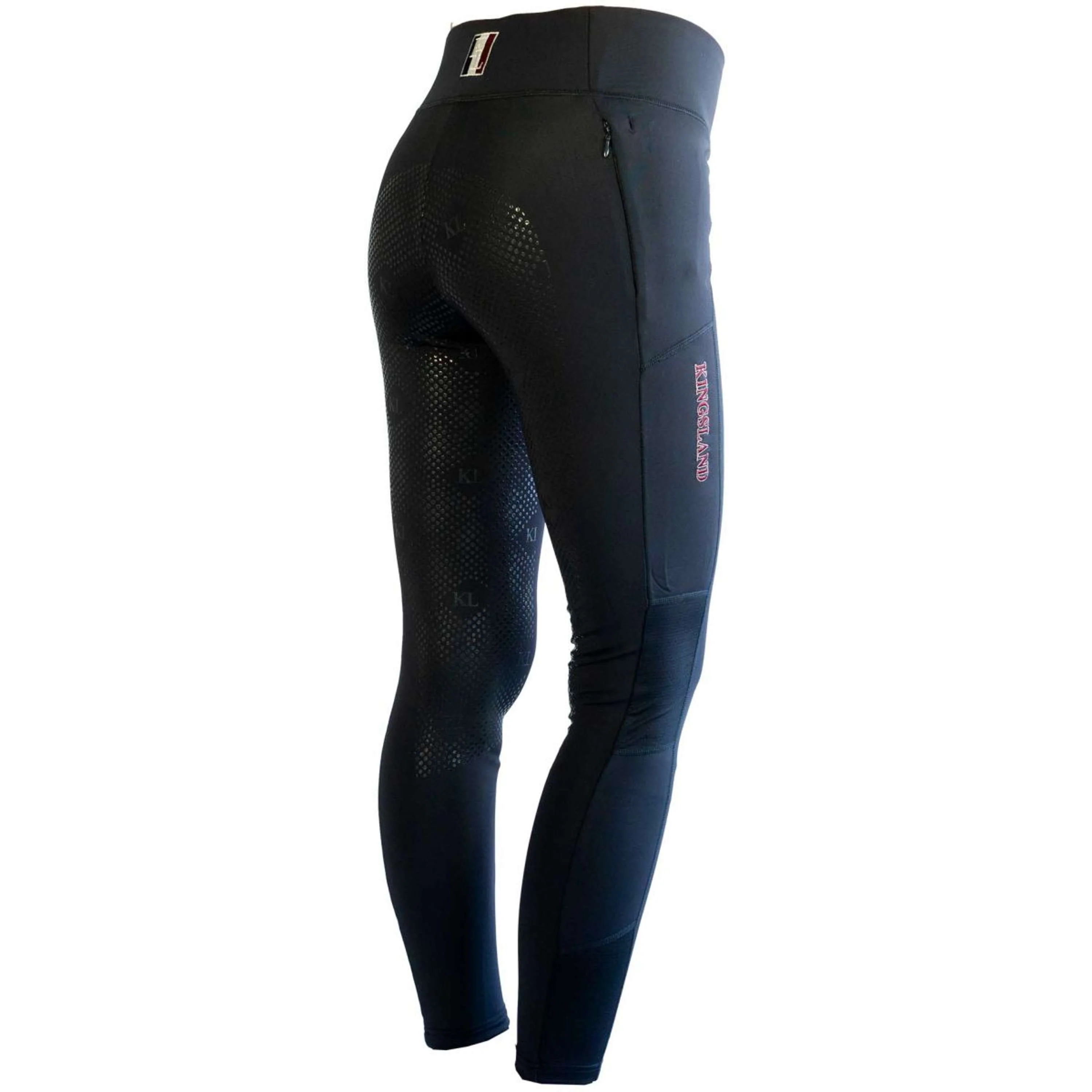 Kingsland Pantalon d'Équitation Kemmie Full Grip F-Tec2 Marin - Image 2