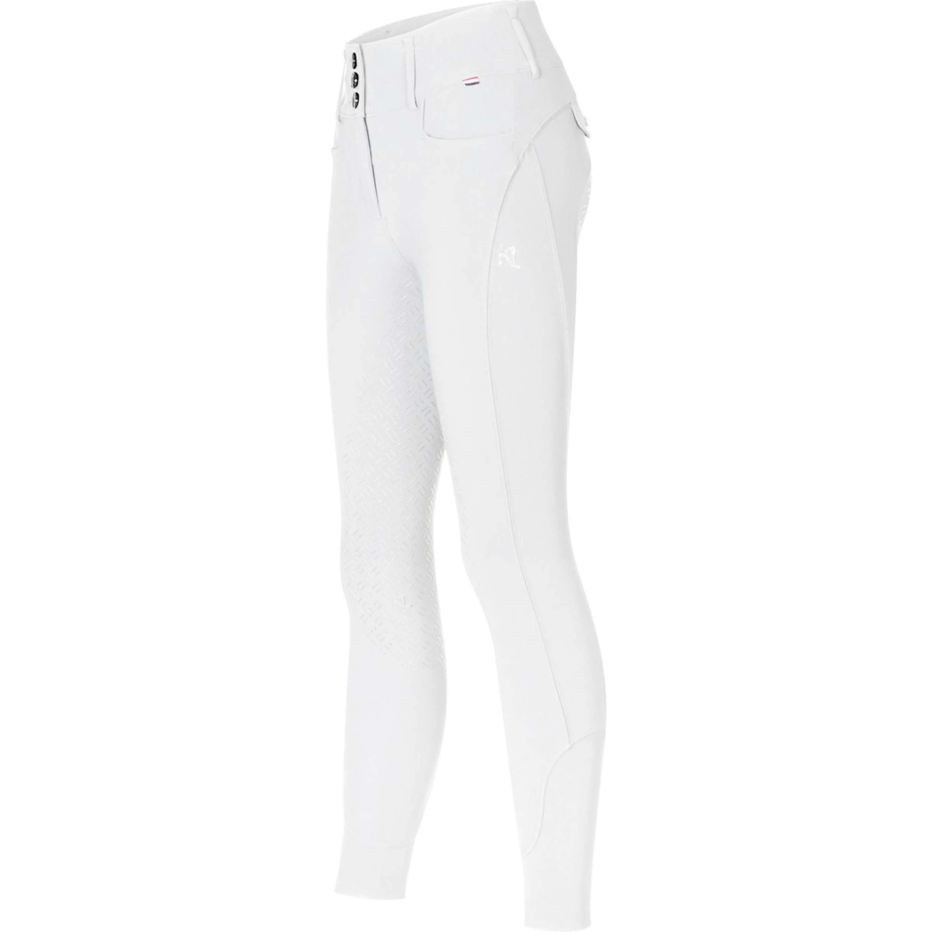 Kingsland Pantalon d'Équitation Kimi Full Grip Blanc