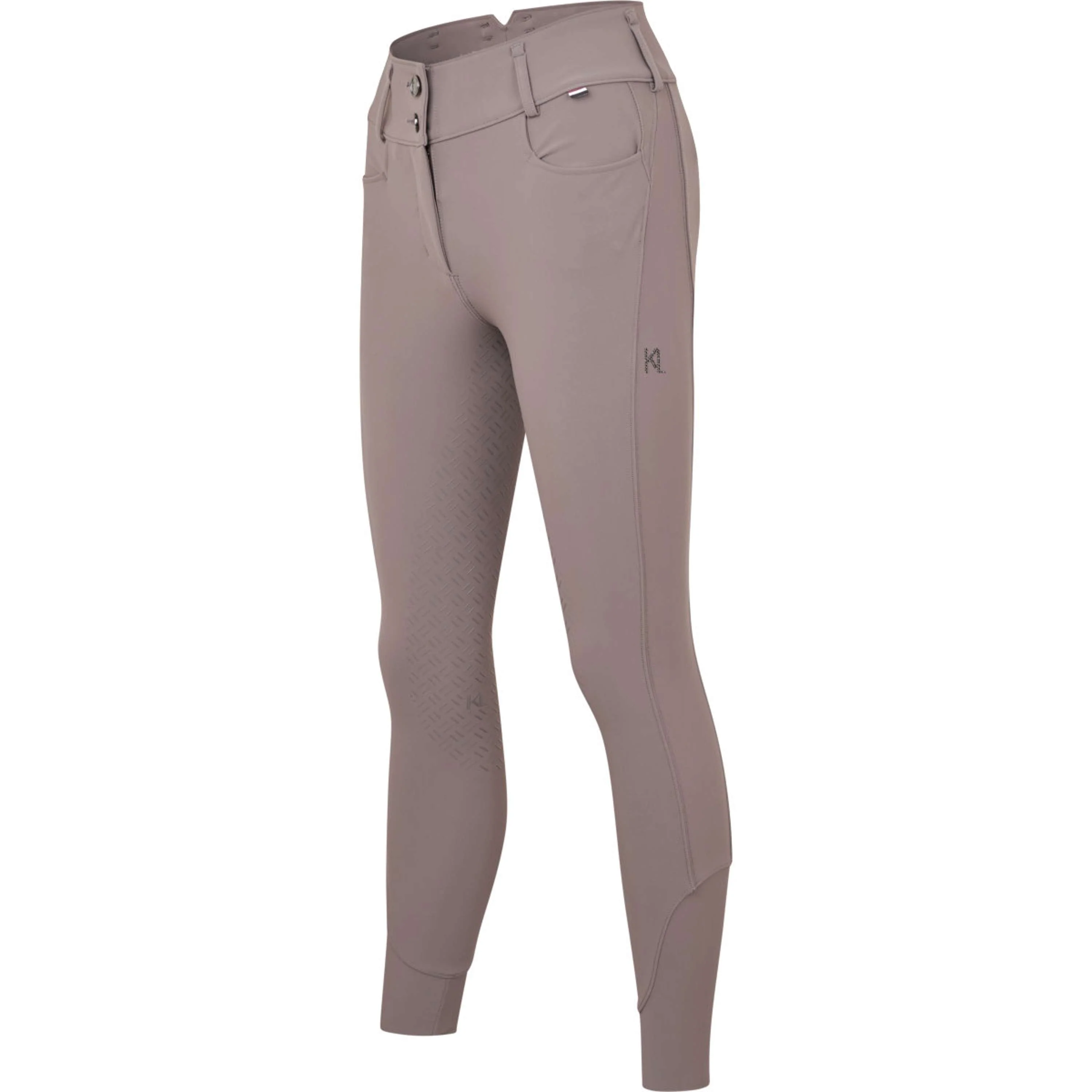 Kingsland Pantalon d'Équitation KLKira Full Grip Brown Iron