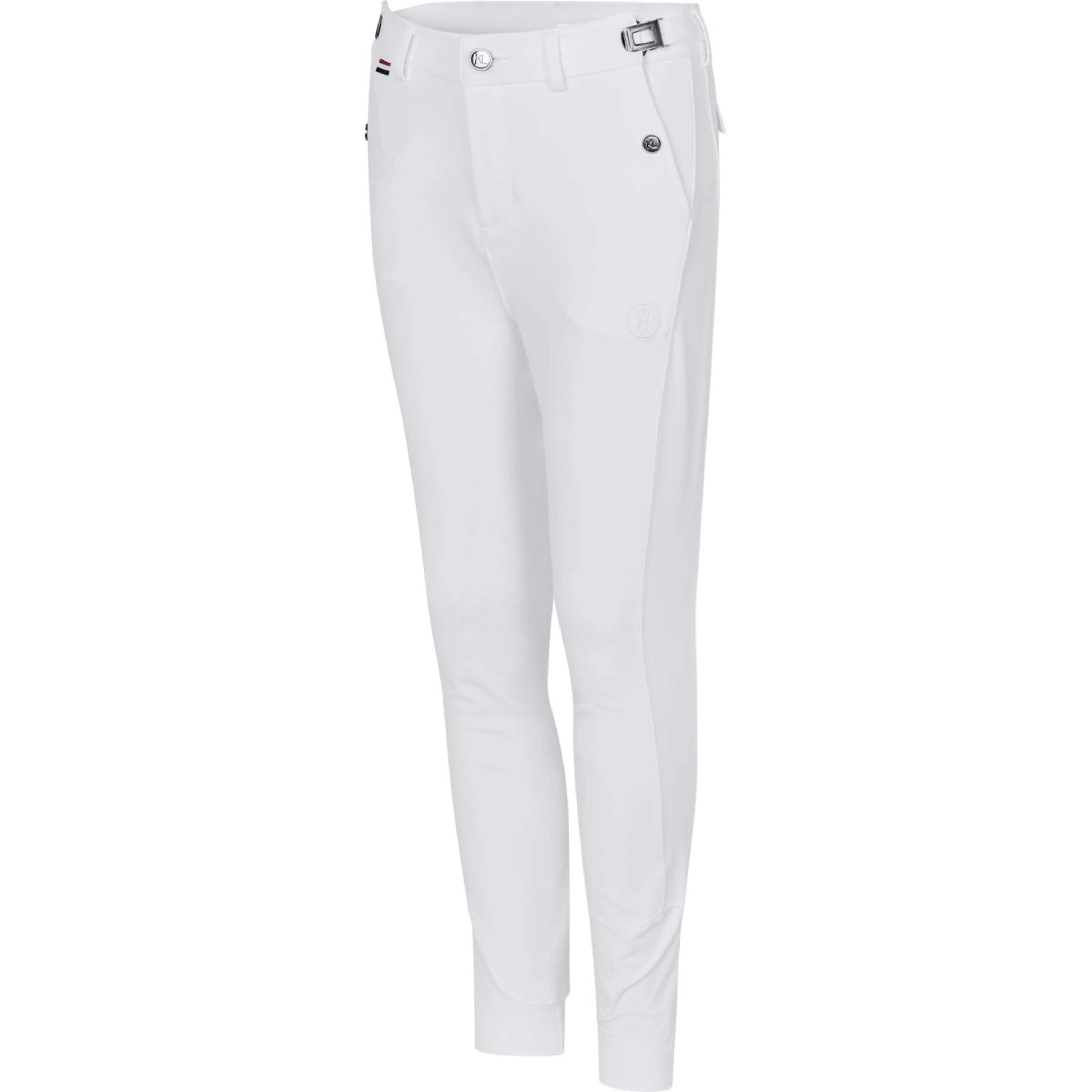 Kingsland Pantalon d'Équitation Knox Full Grip Blanc