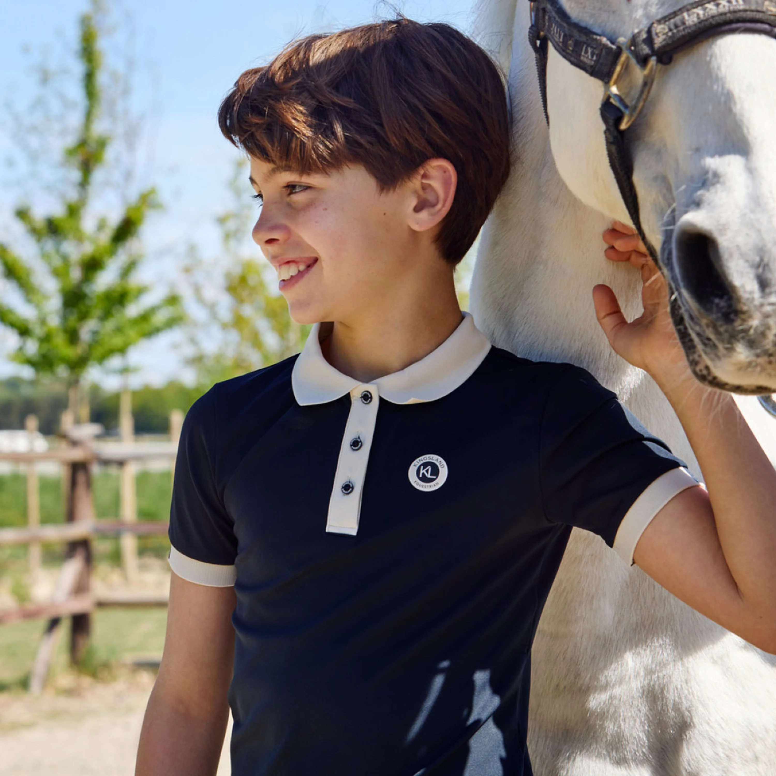Kingsland Polo KLLaura Junior Marin - Image 2