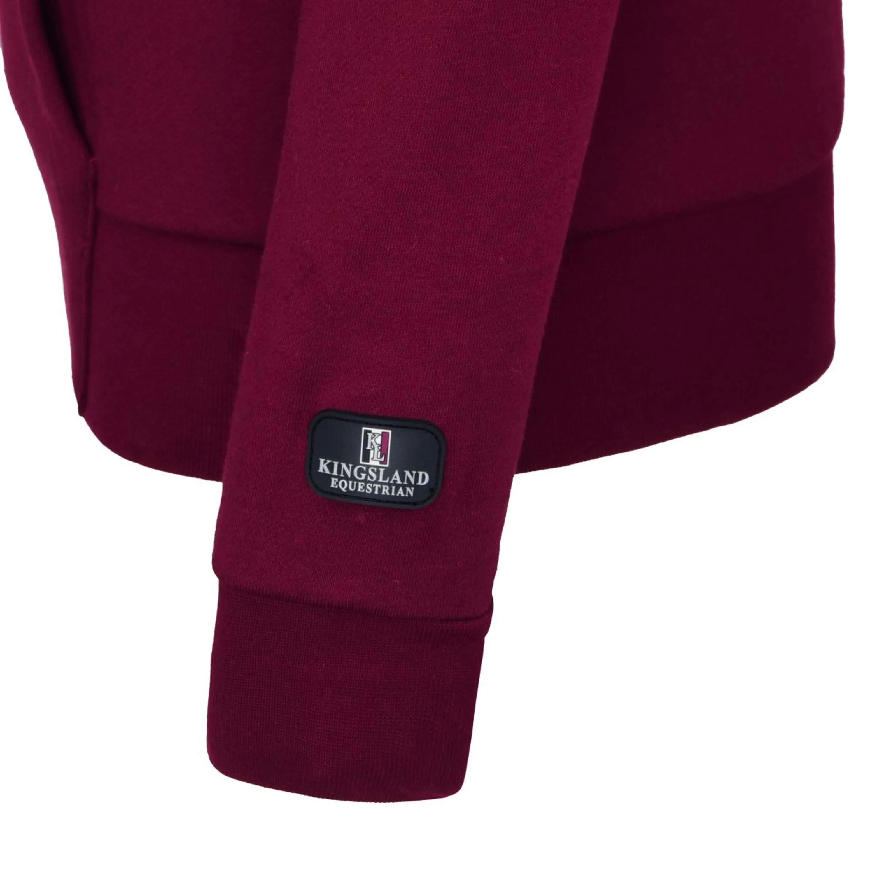 Kingsland Pull col Hoodie Classic Unisex Bordeaux - Image 4
