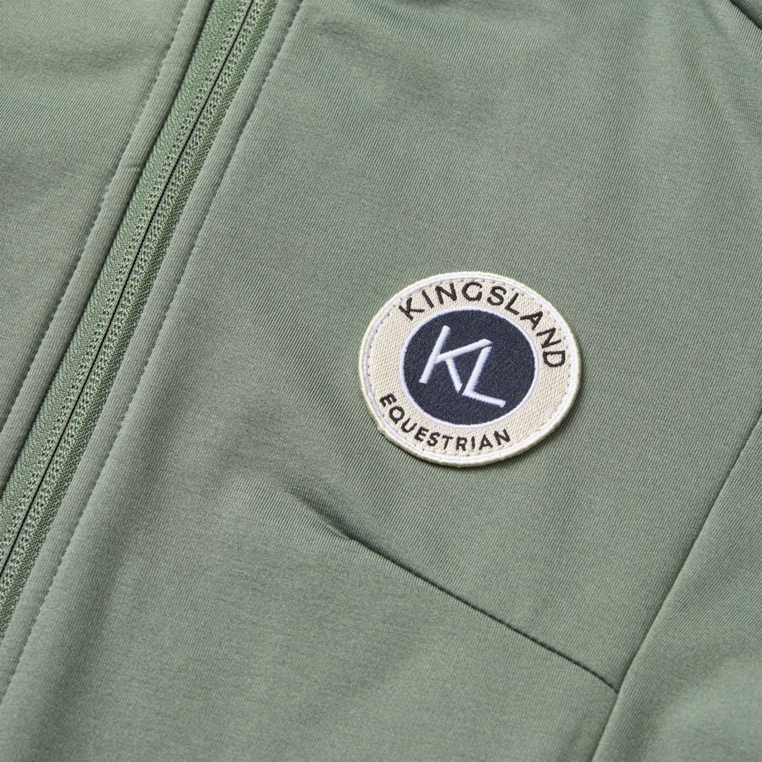 Kingsland Veste KLLucy Polaire Microfibre Green Agave - Image 3