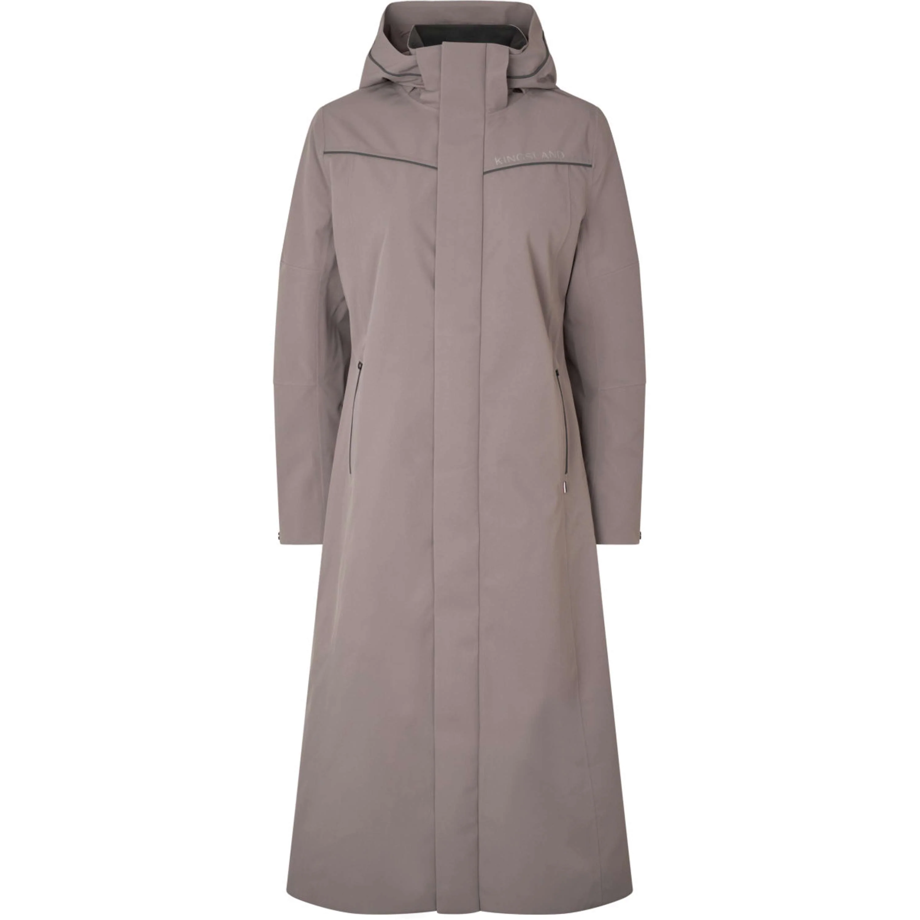 Kingsland Veste Longue KLLucia Étanche Brown Iron
