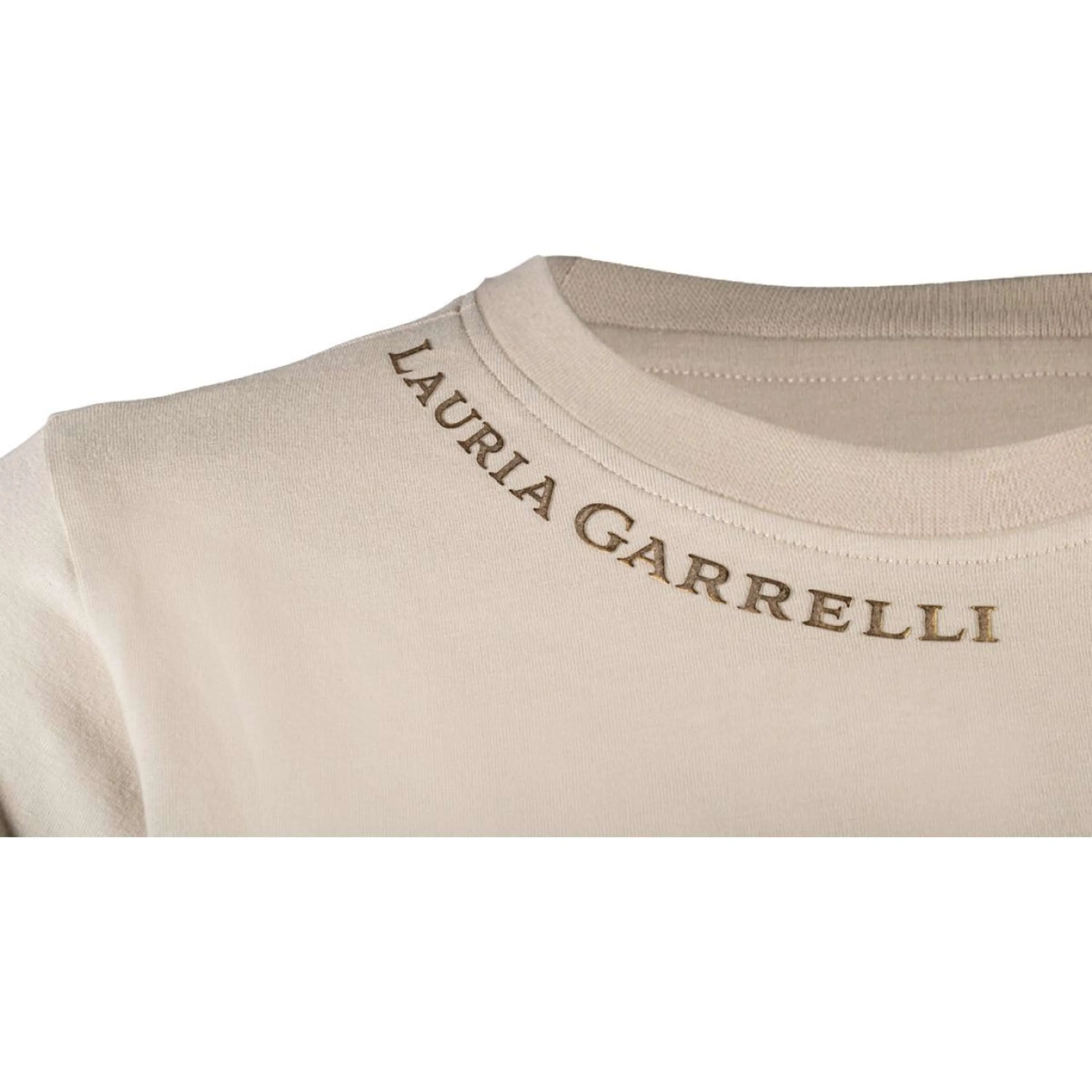 Lauria Garrelli T-Shirt Limone Gris/Beige - Image 4