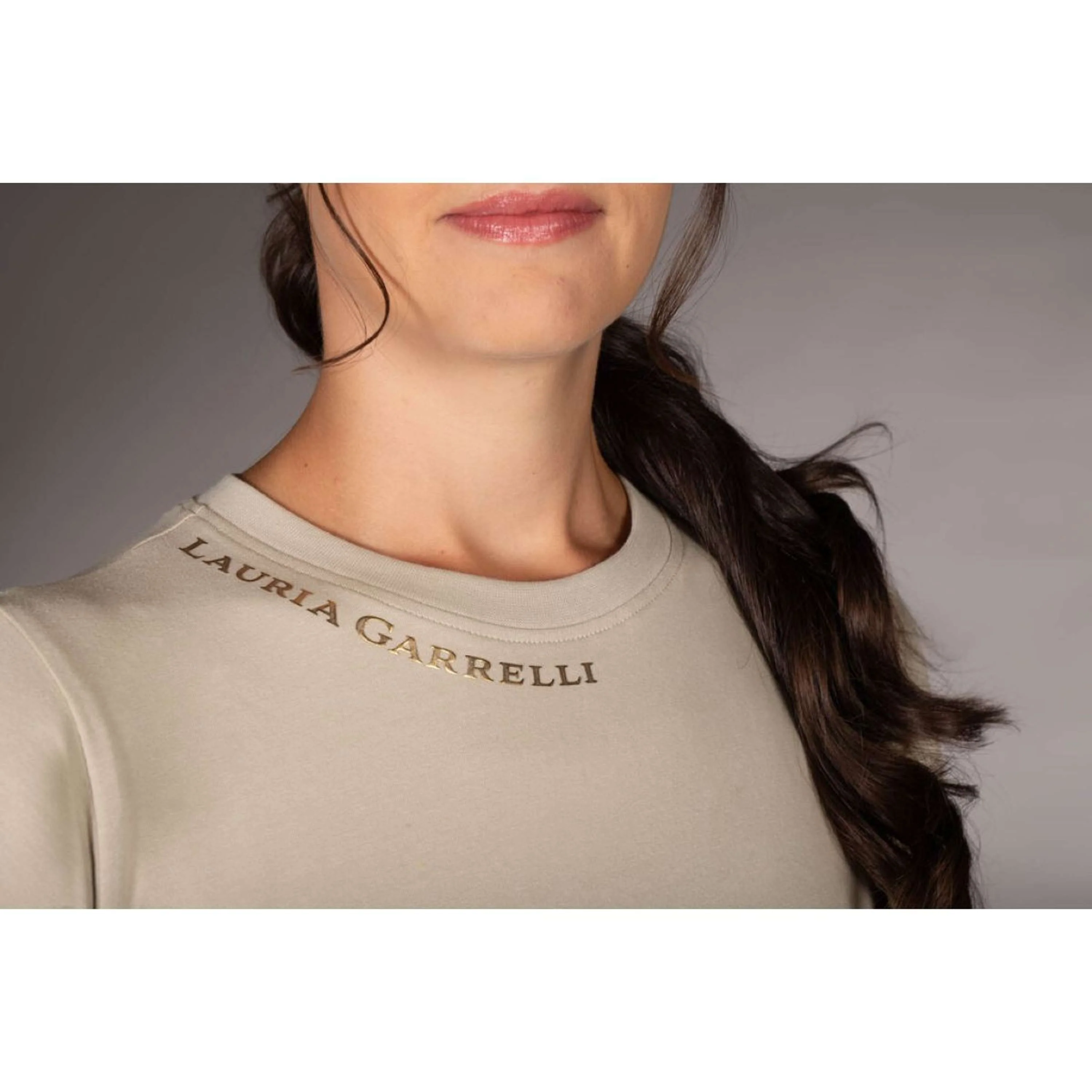 Lauria Garrelli T-Shirt Limone Gris/Beige - Image 5