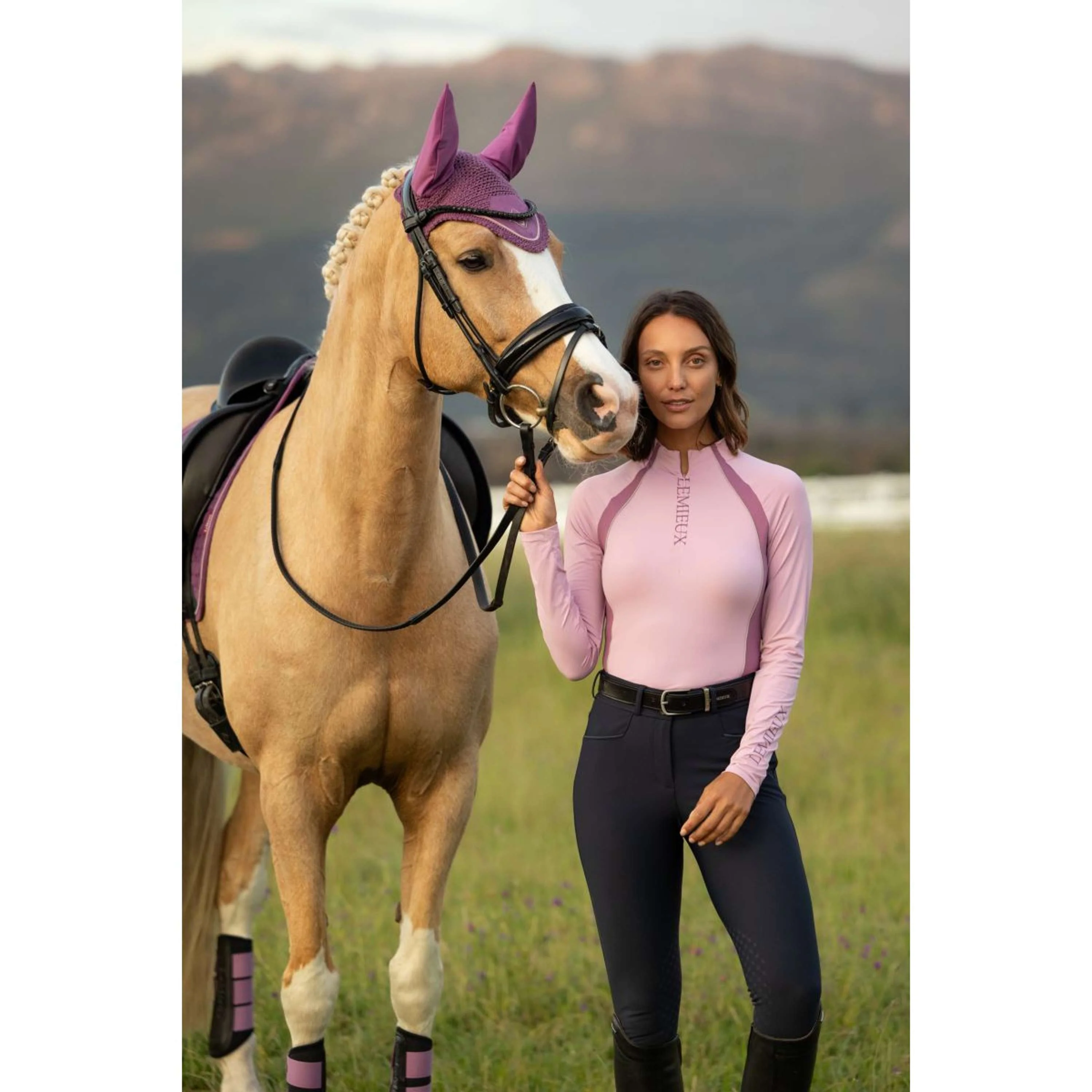 LeMieux Base Layer Philippa Mesh Longues Manches Fondant - Image 10