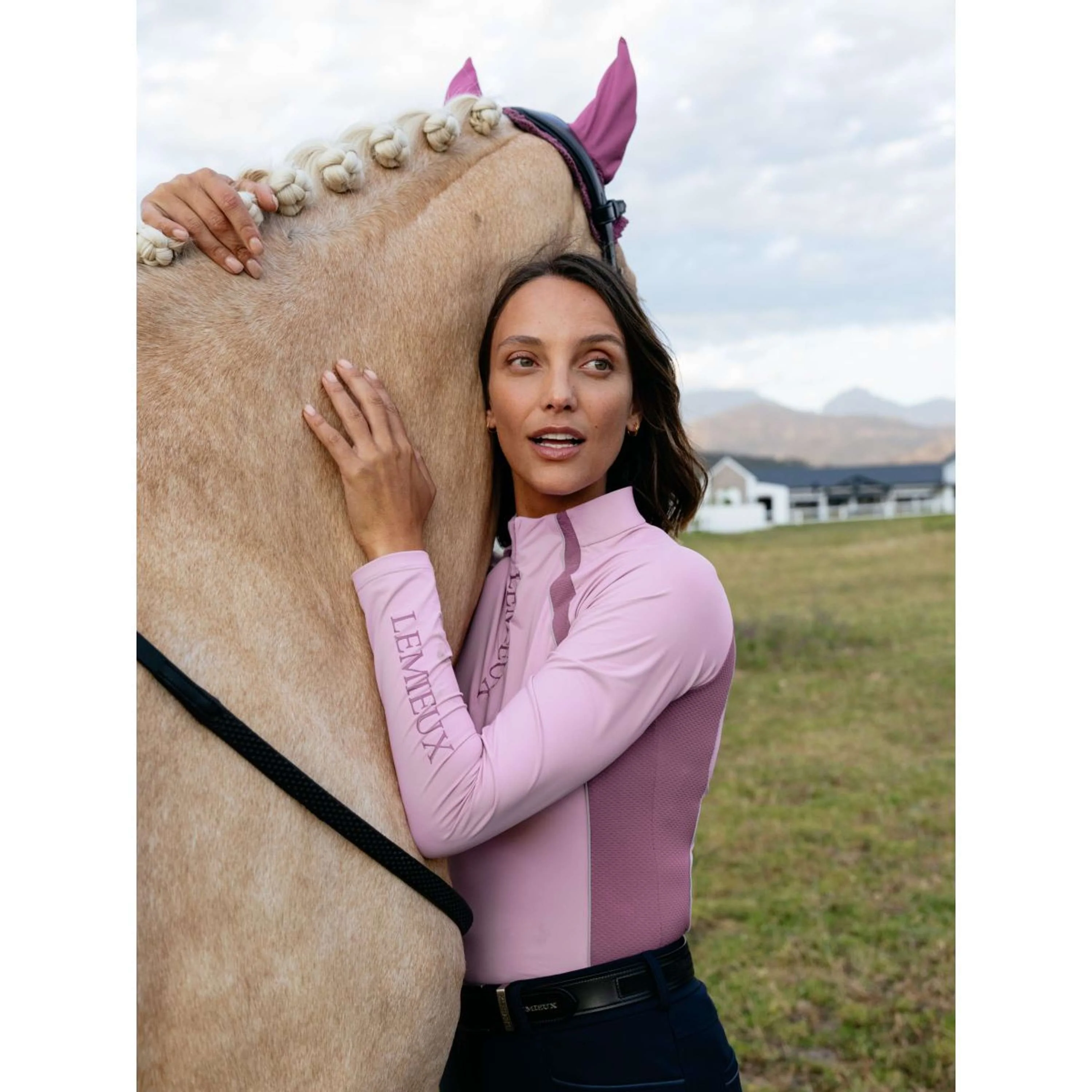 LeMieux Base Layer Philippa Mesh Longues Manches Fondant - Image 12
