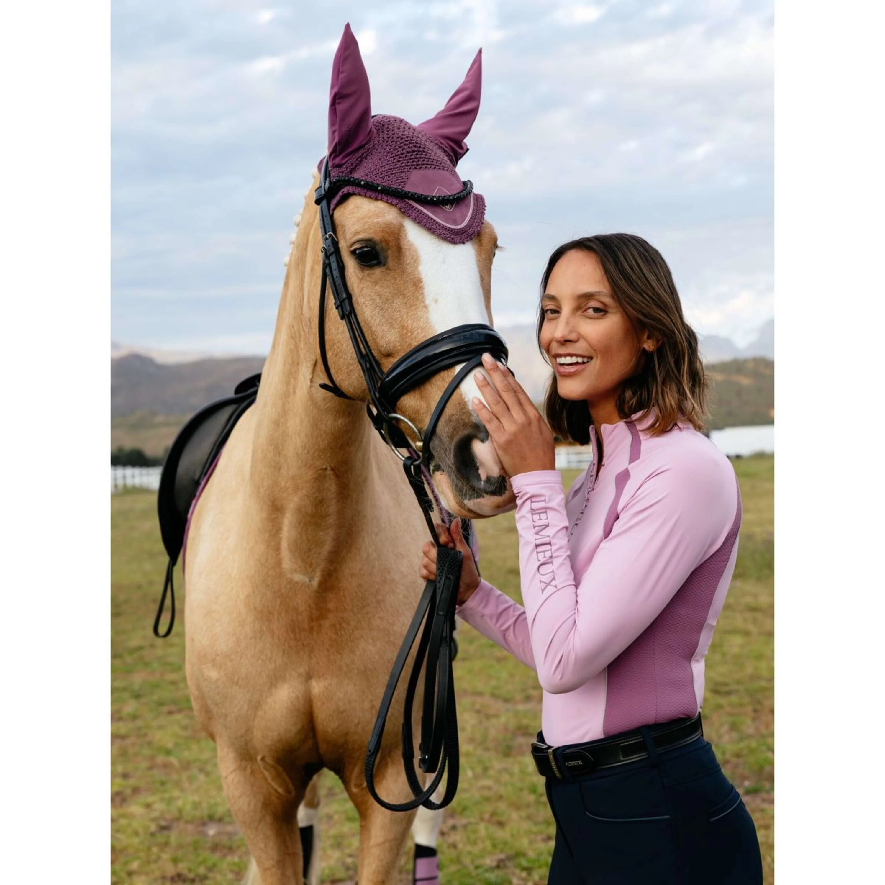 LeMieux Base Layer Philippa Mesh Longues Manches Fondant - Image 13