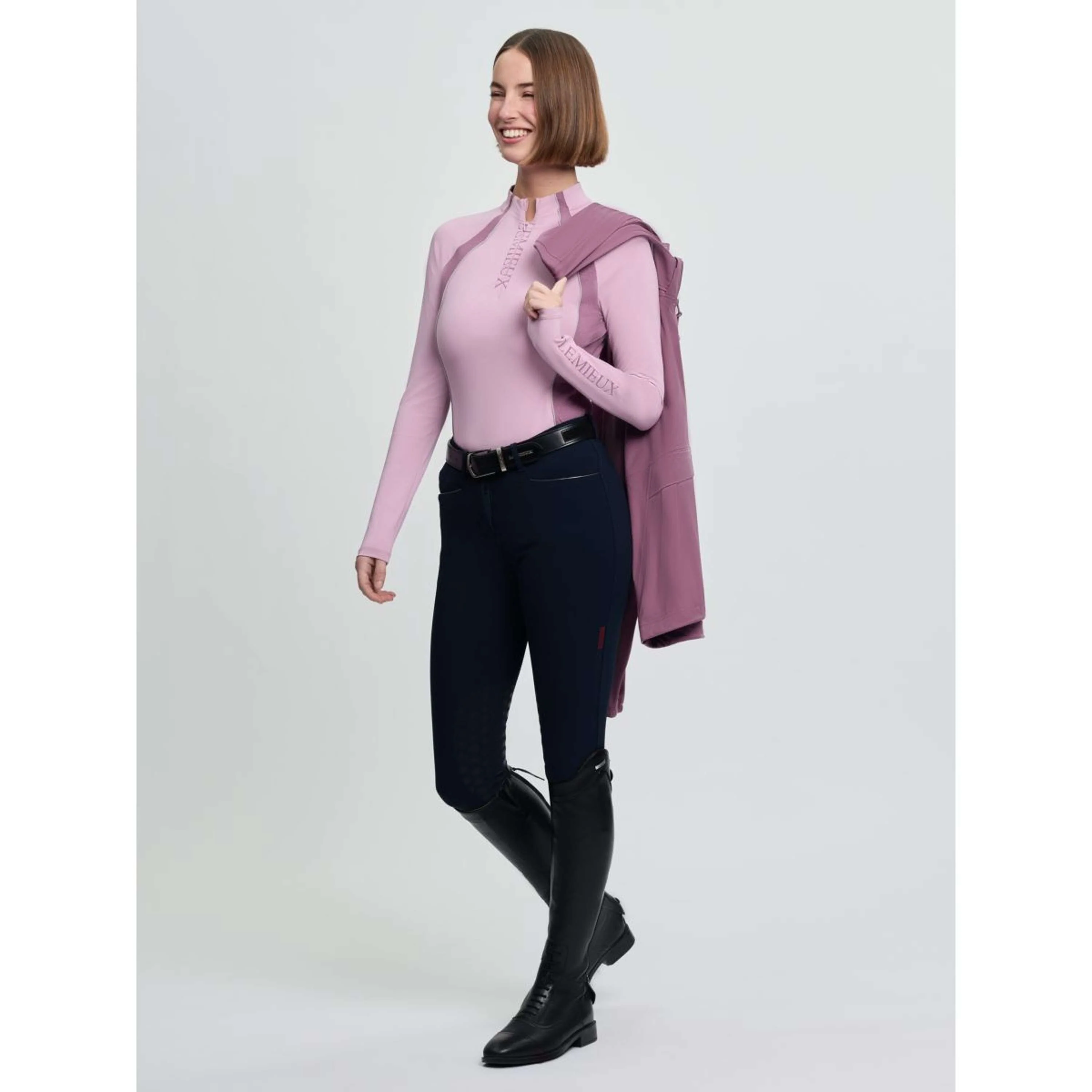LeMieux Base Layer Philippa Mesh Longues Manches Fondant - Image 9