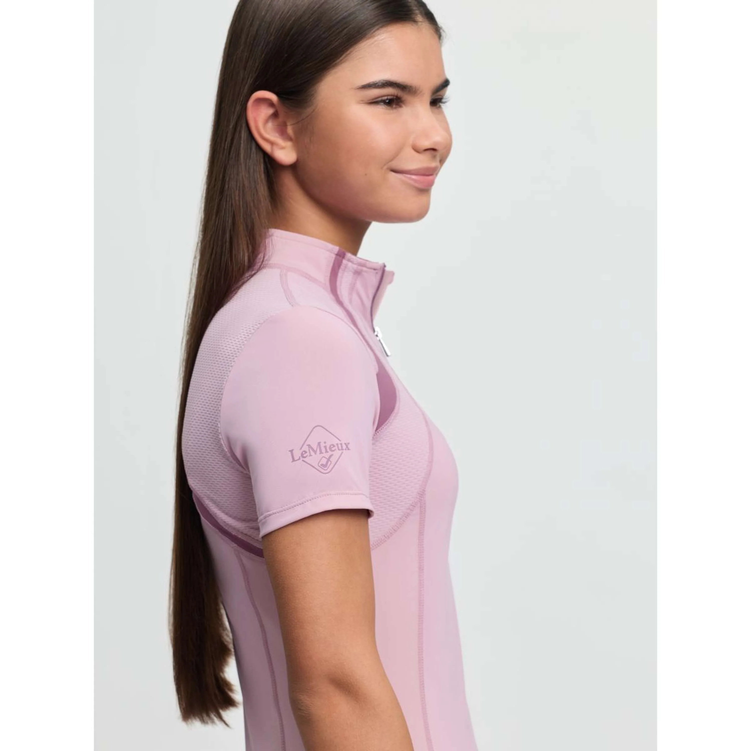 LeMieux Base Layer Young Rider Mia Mesh Fondant - Image 11