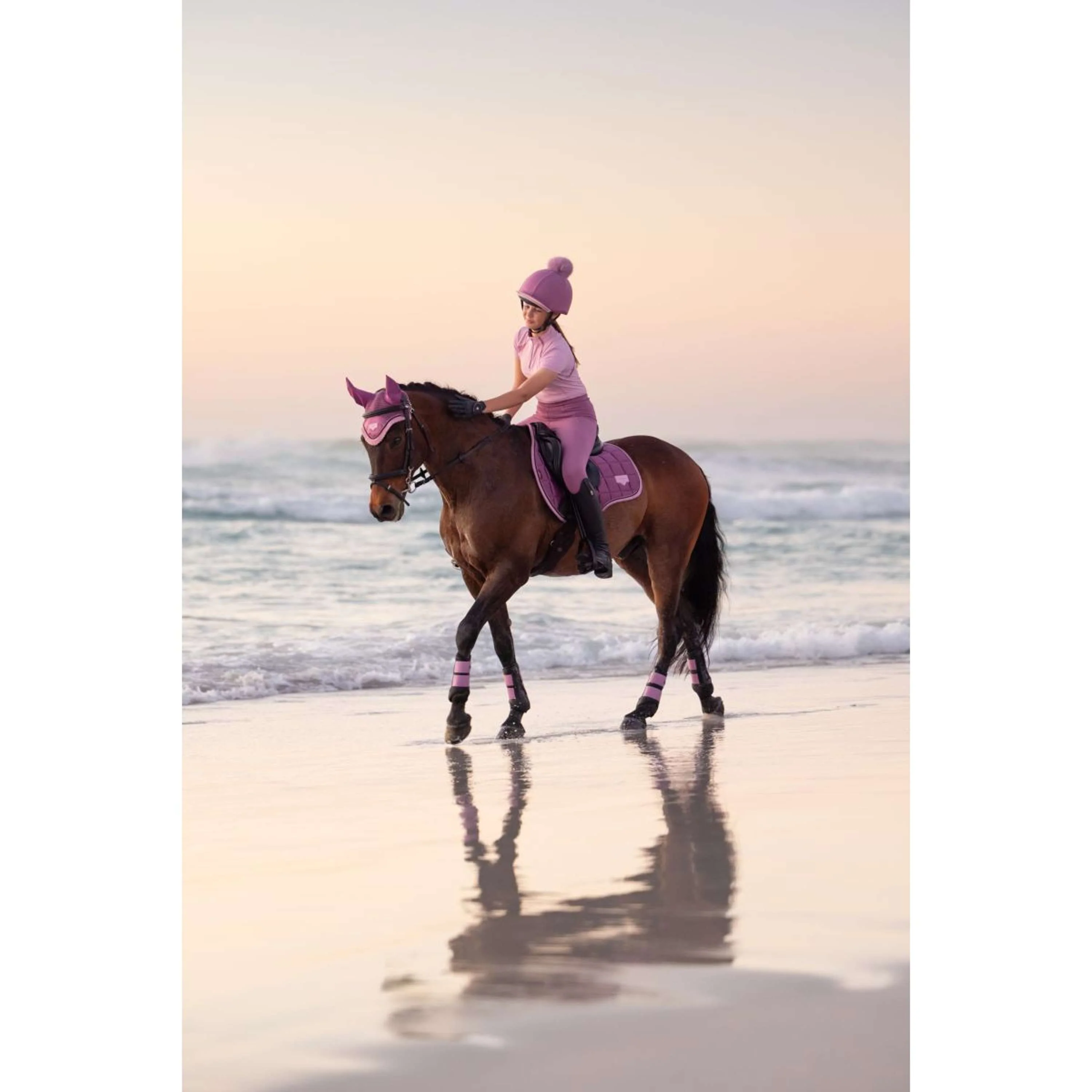 LeMieux Base Layer Young Rider Mia Mesh Fondant - Image 2