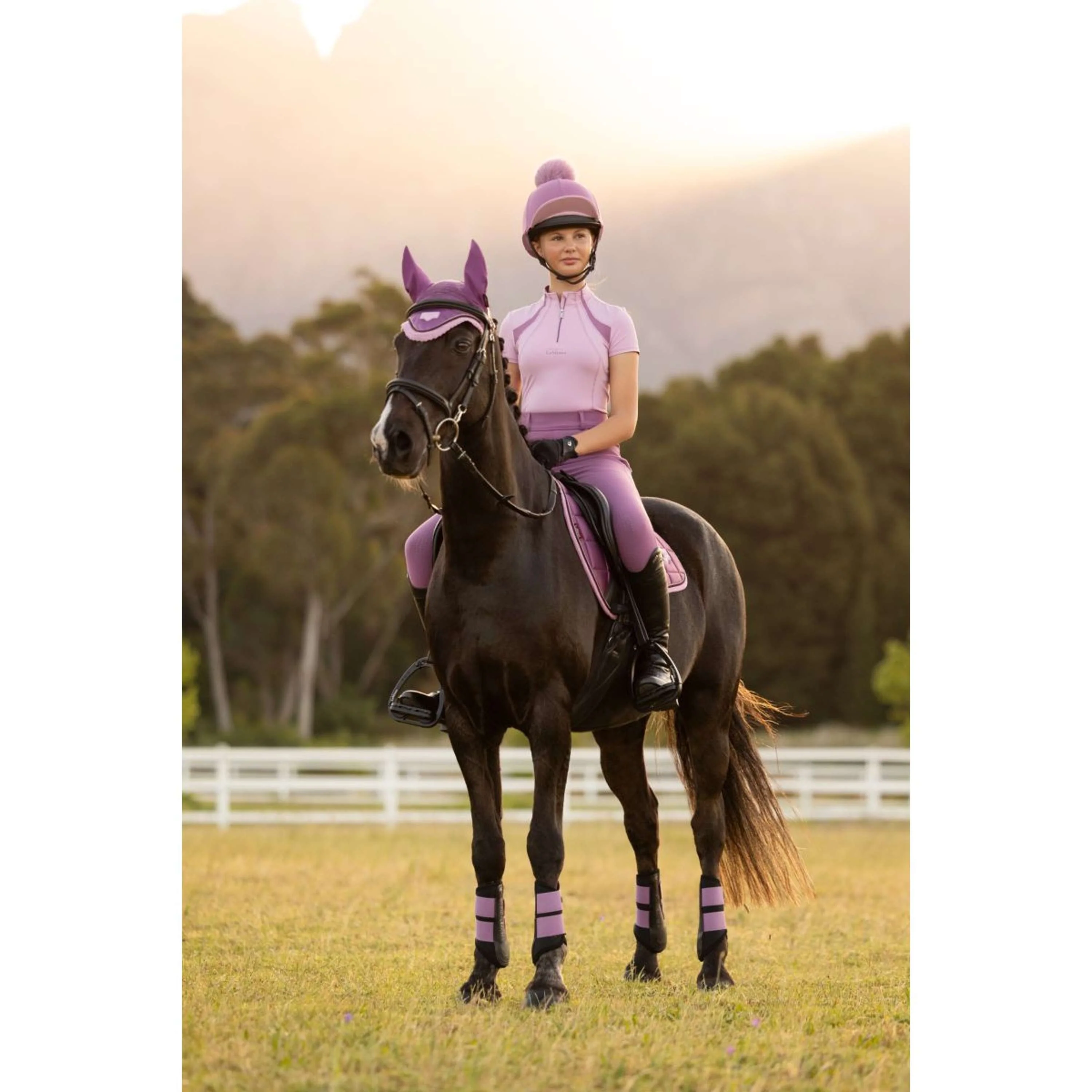 LeMieux Base Layer Young Rider Mia Mesh Fondant - Image 5