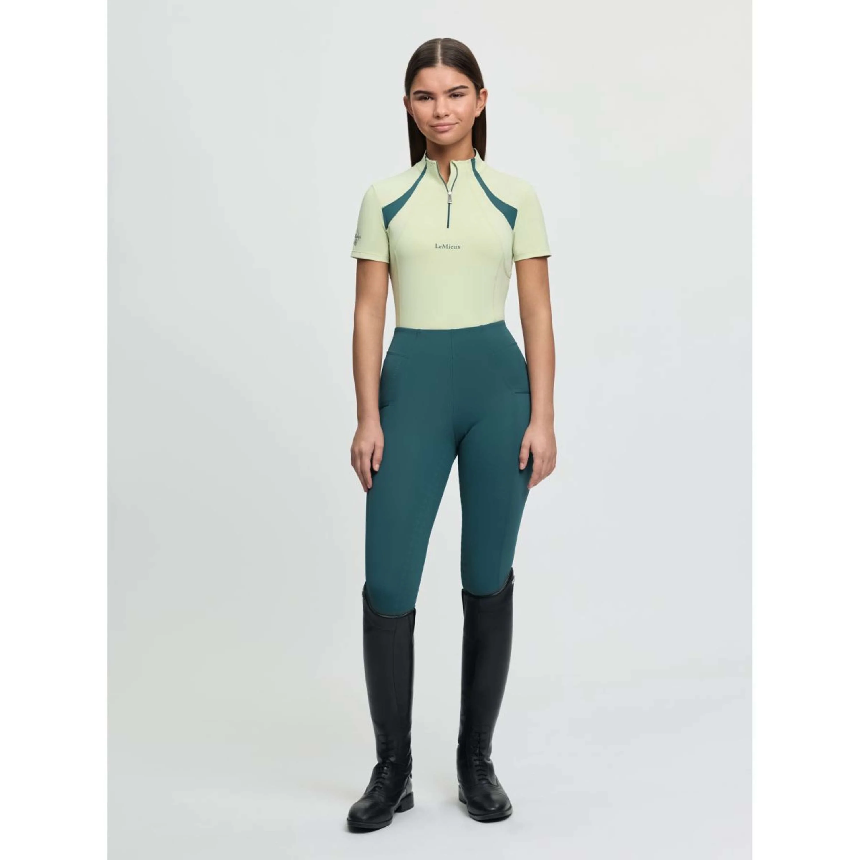 LeMieux Base Layer Young Rider Mia Mesh Macaron - Image 5