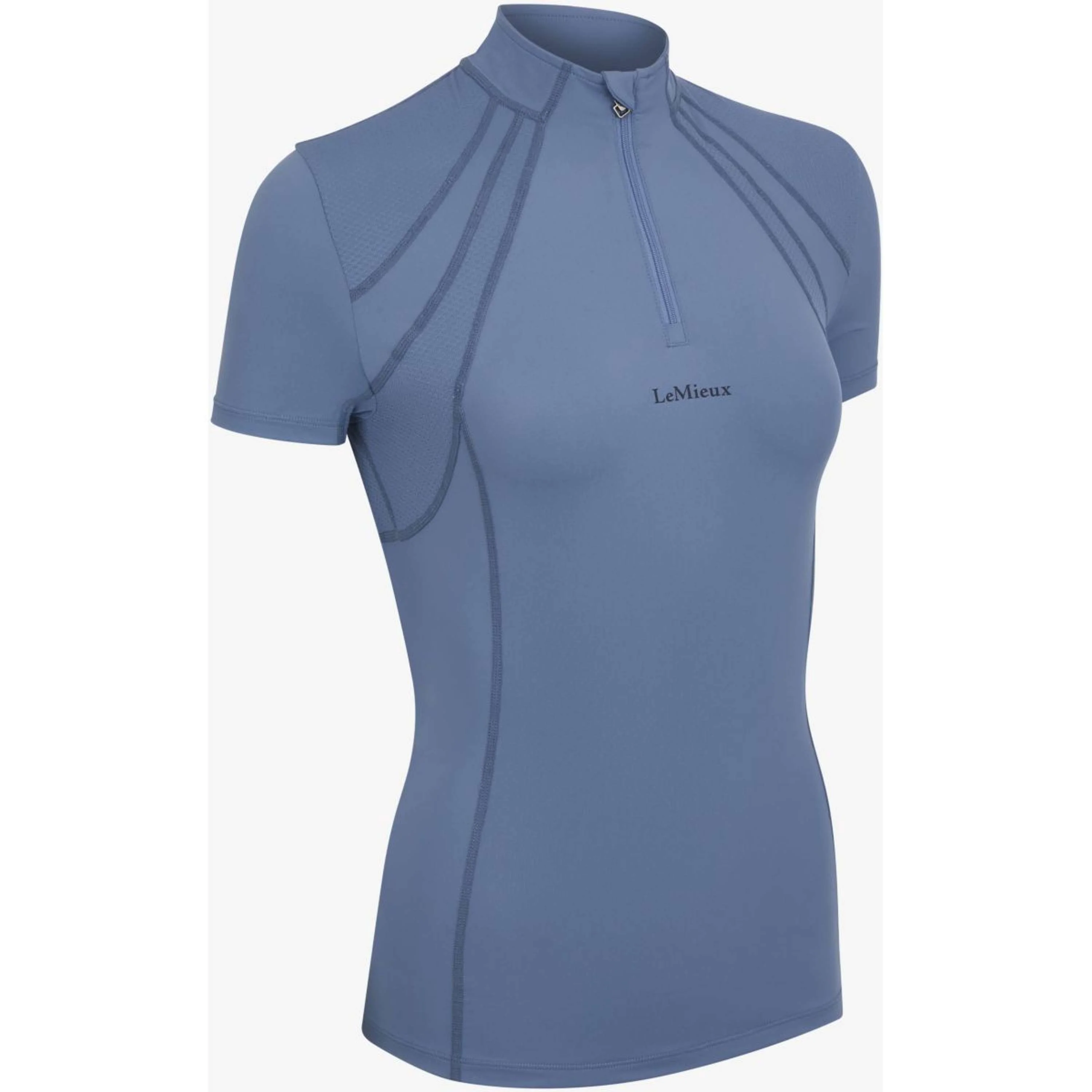 LeMieux Baselayer Mia Mesh Manches Courtes Bleu glace - Image 3