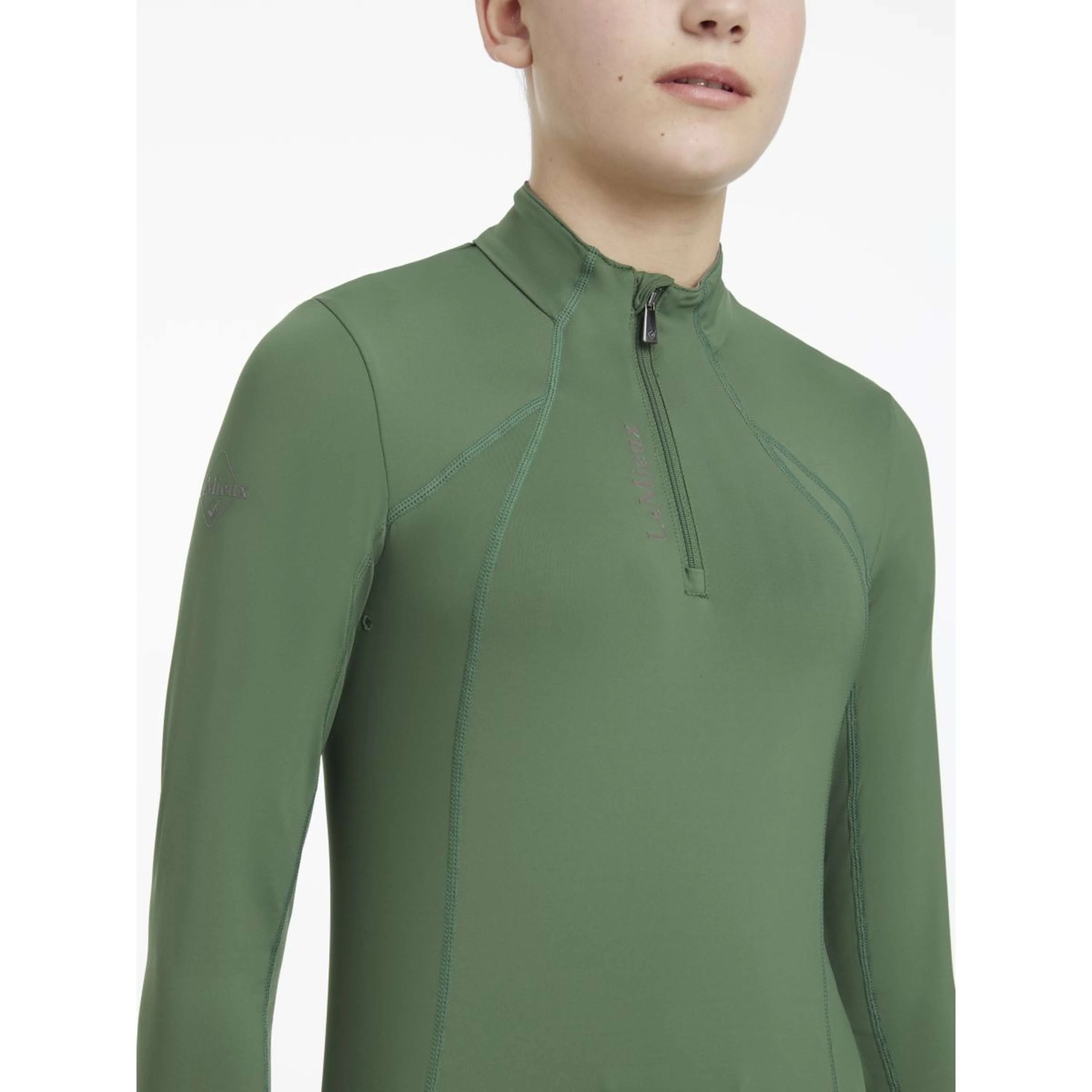 LeMieux Baselayer Young Rider Classique Hunter Green - Image 4
