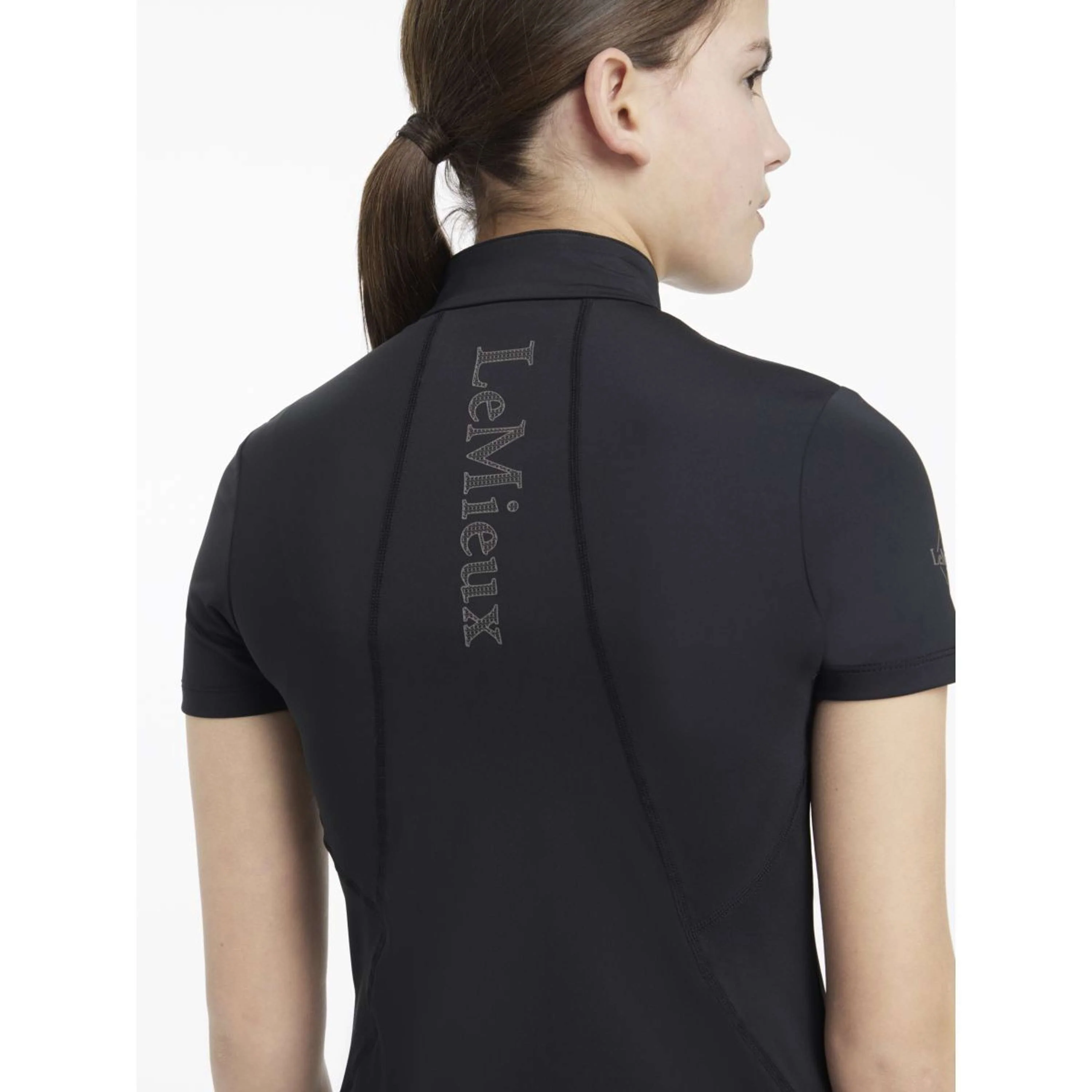LeMieux Baselayer Young Rider Classique Manches Courtes Noir - Image 5
