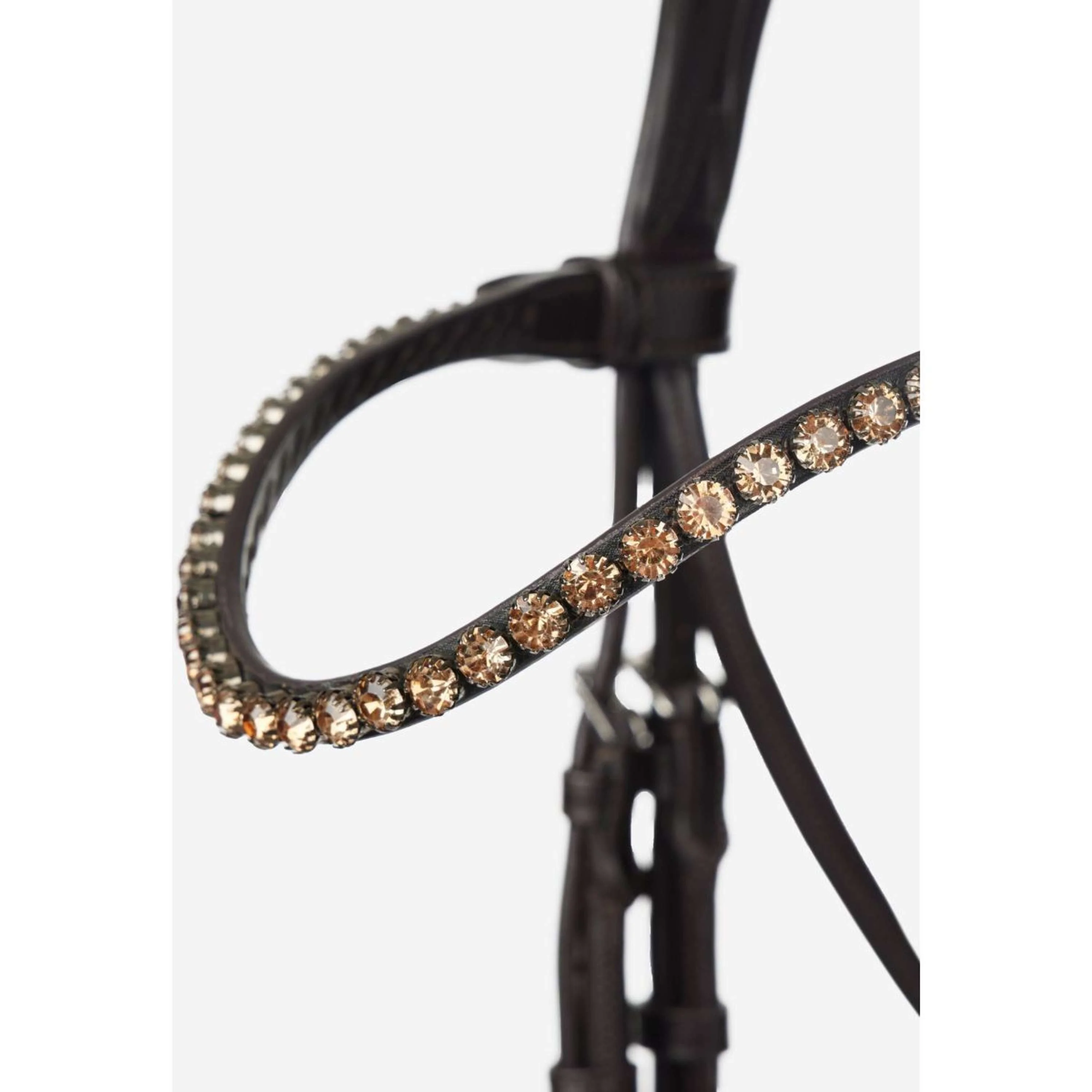 LeMieux Bride Kudos Patent Dressage Marron - Image 3