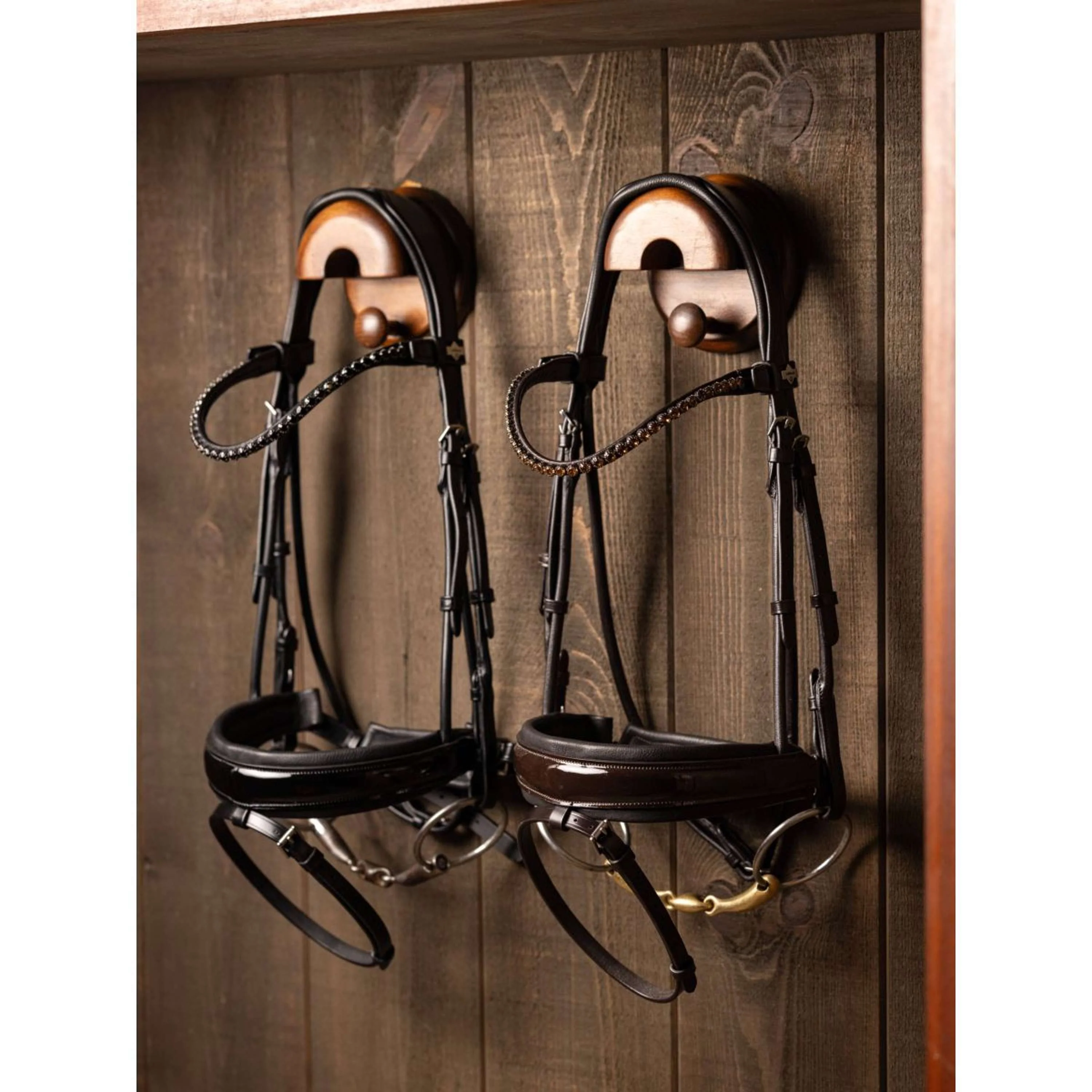 LeMieux Bride Kudos Patent Dressage Noir - Image 8