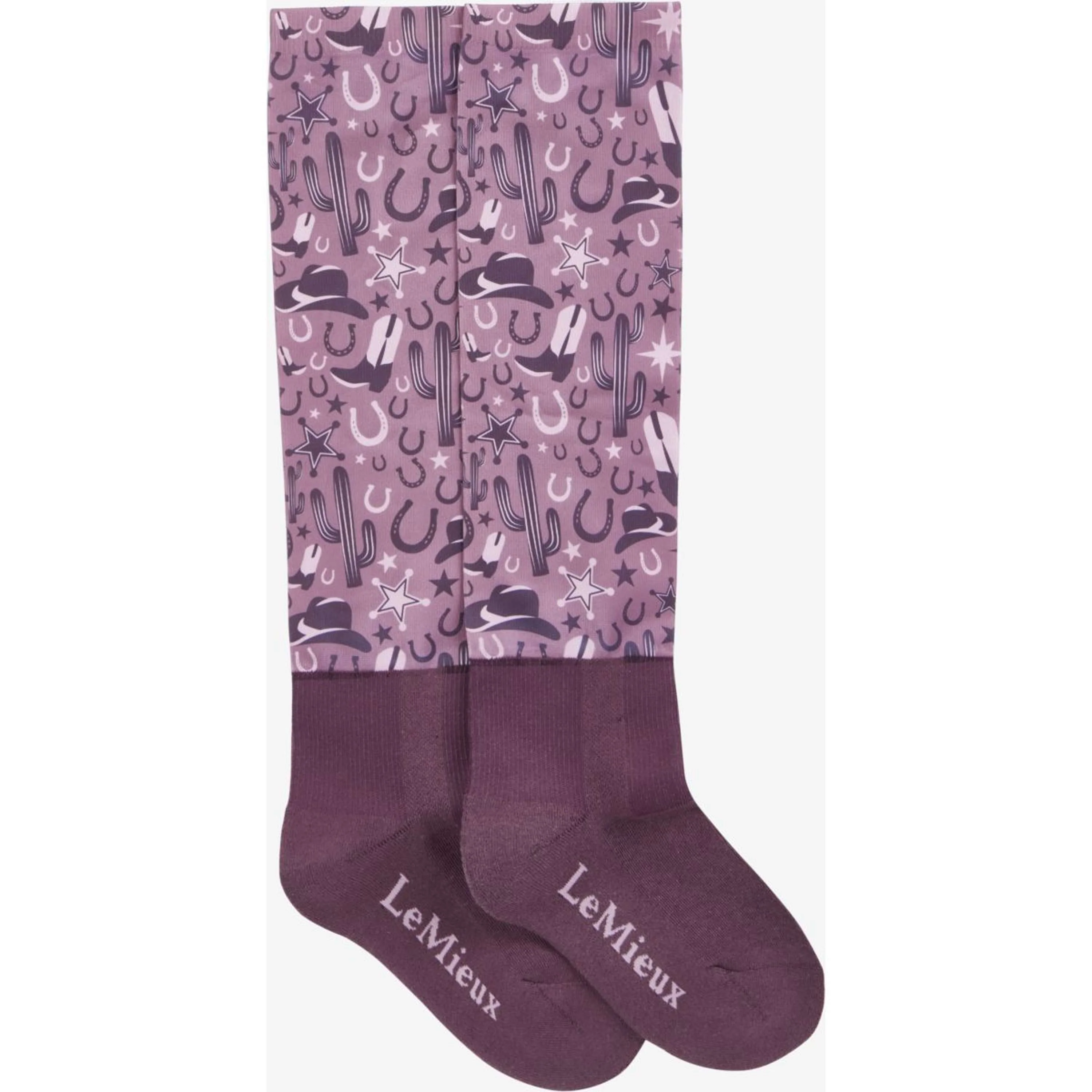 LeMieux Chaussettes Footsie Western Rose - Image 3