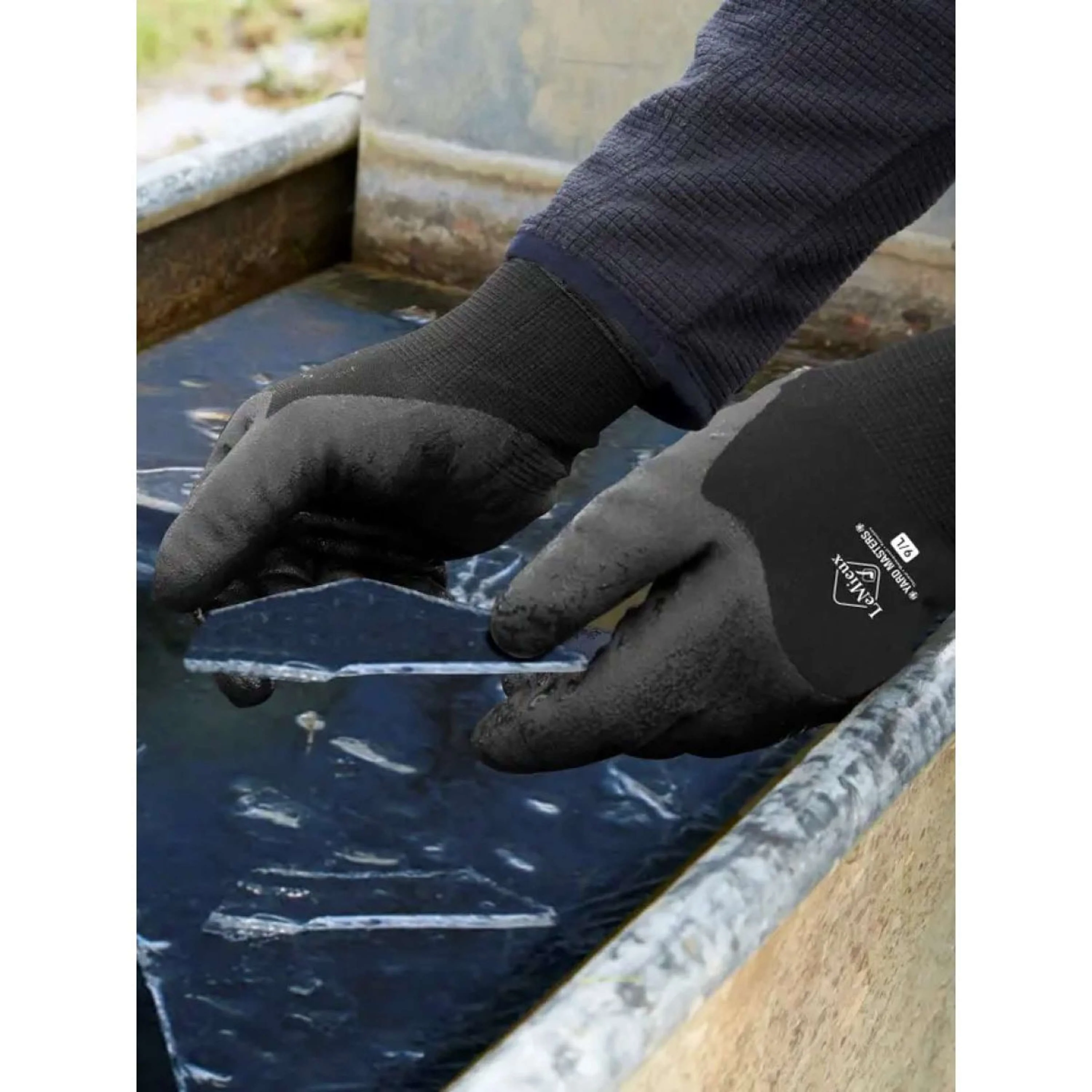LeMieux Gants d'Équitation Thermal Work Noir - Image 2