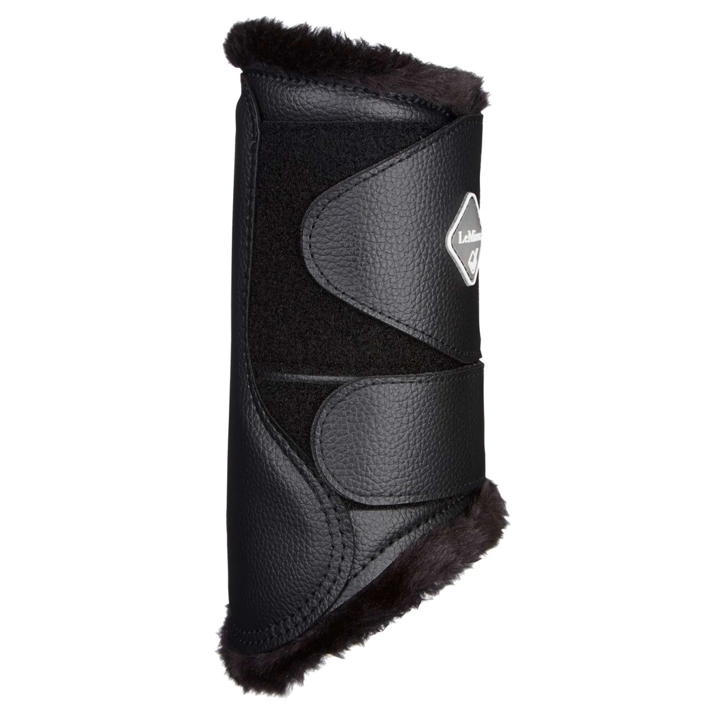 LeMieux Guêtres Brushing Fleece Noir/Noir - Image 5