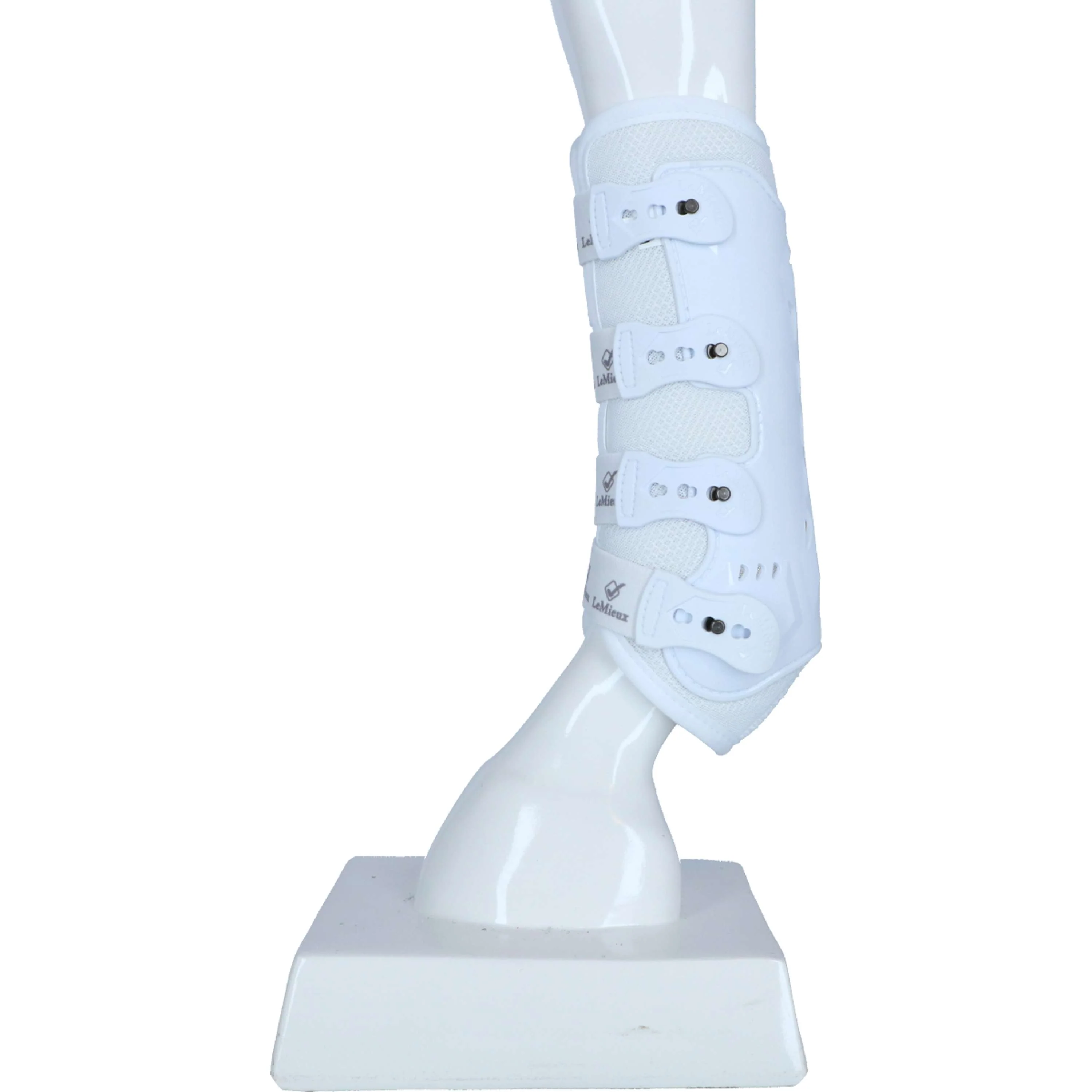 LeMieux Guêtres Snug Boots Ultramesh Hind Blanc - Image 4