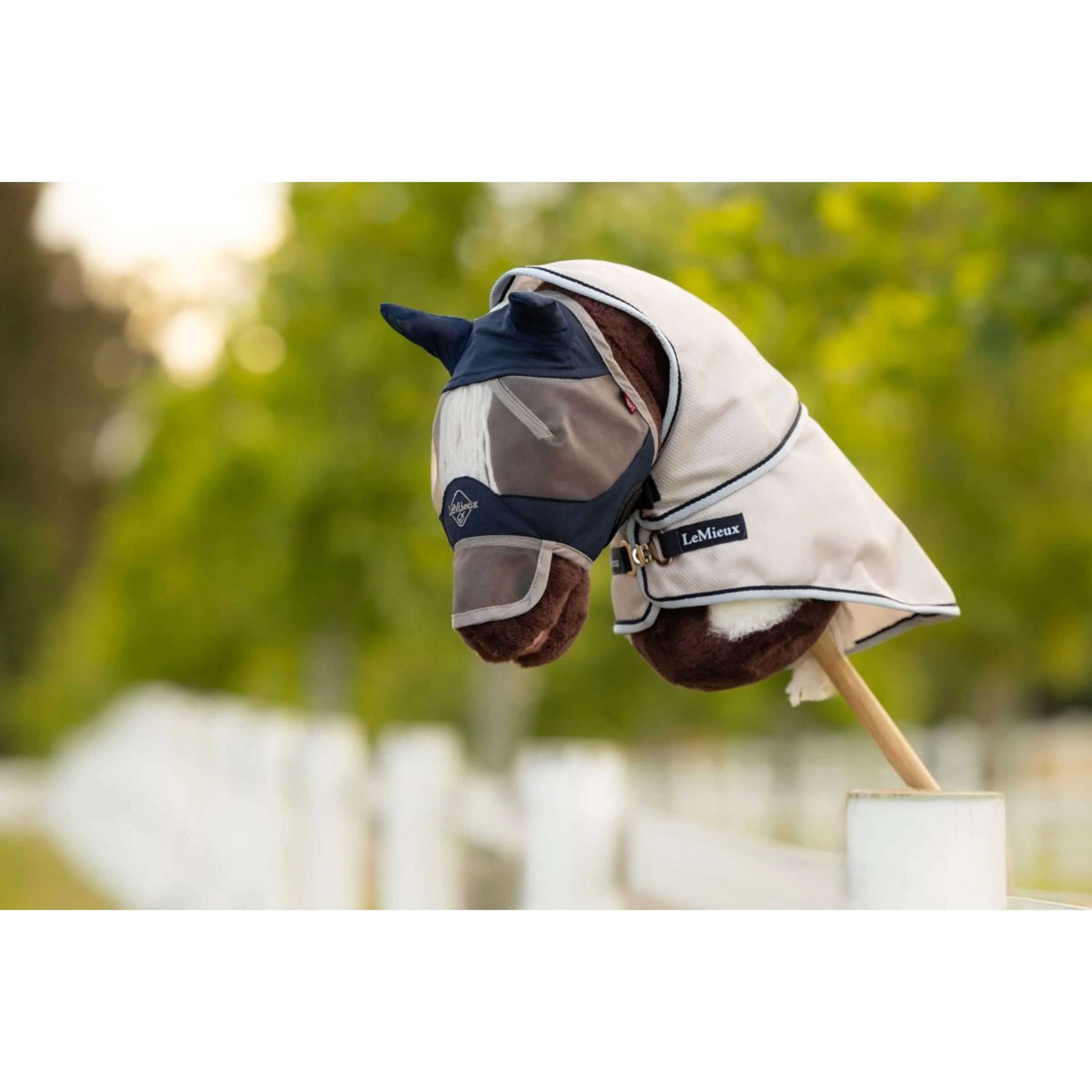 LeMieux Hobby Horse Couverture anti-mouches Gris - Image 4