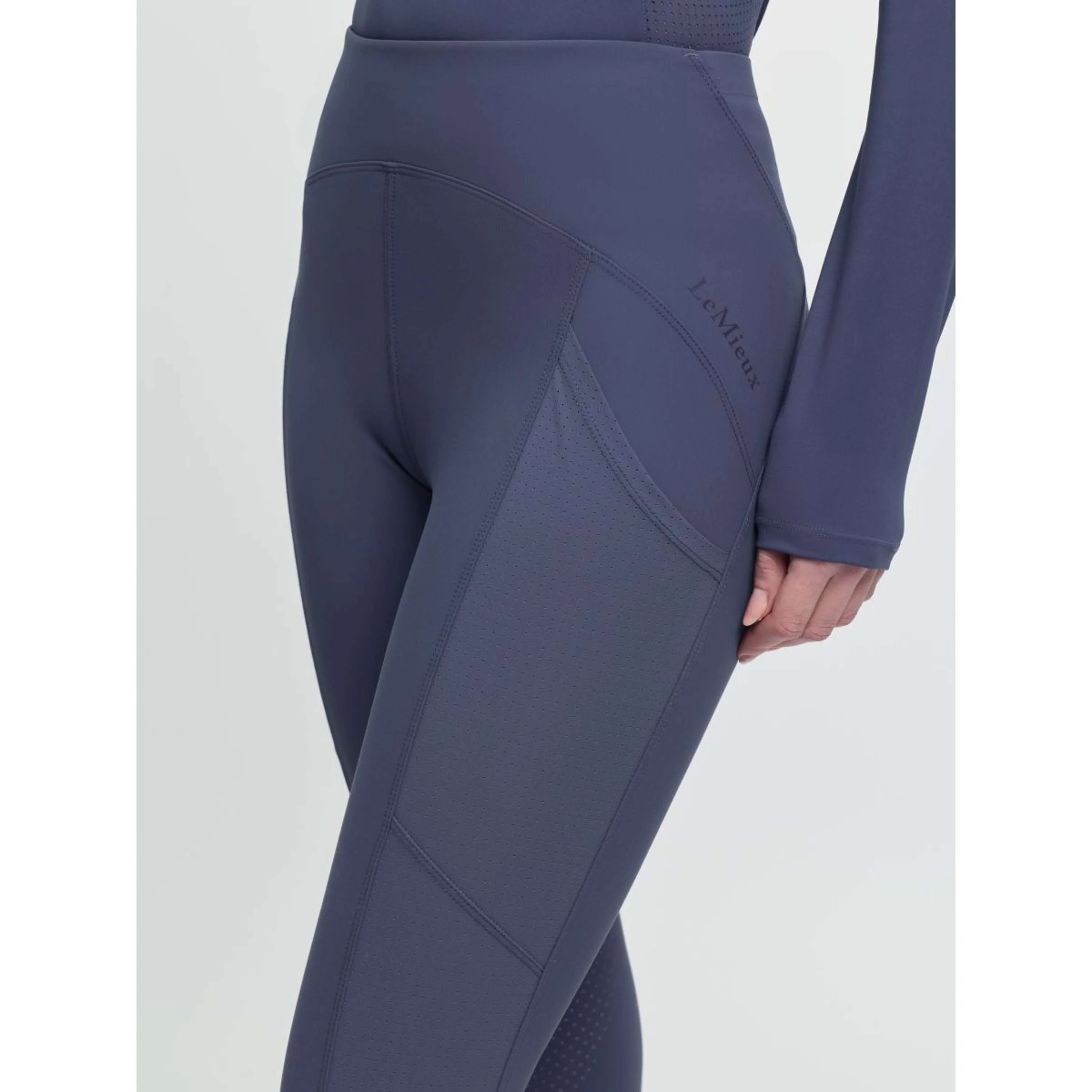 LeMieux Legging d'Équitation Airflow Full Grip Shadow - Image 7