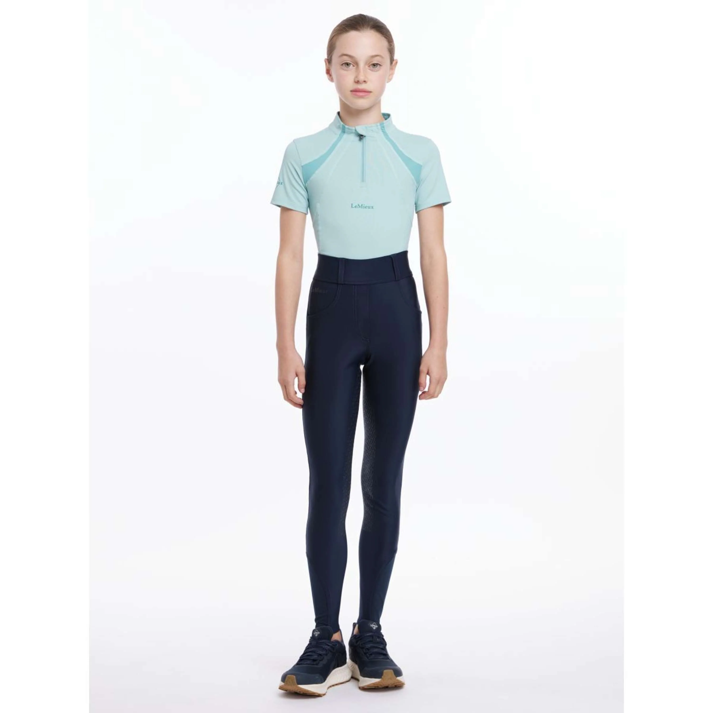 LeMieux Legging d'Équitation Remi Enfants Marin - Image 4