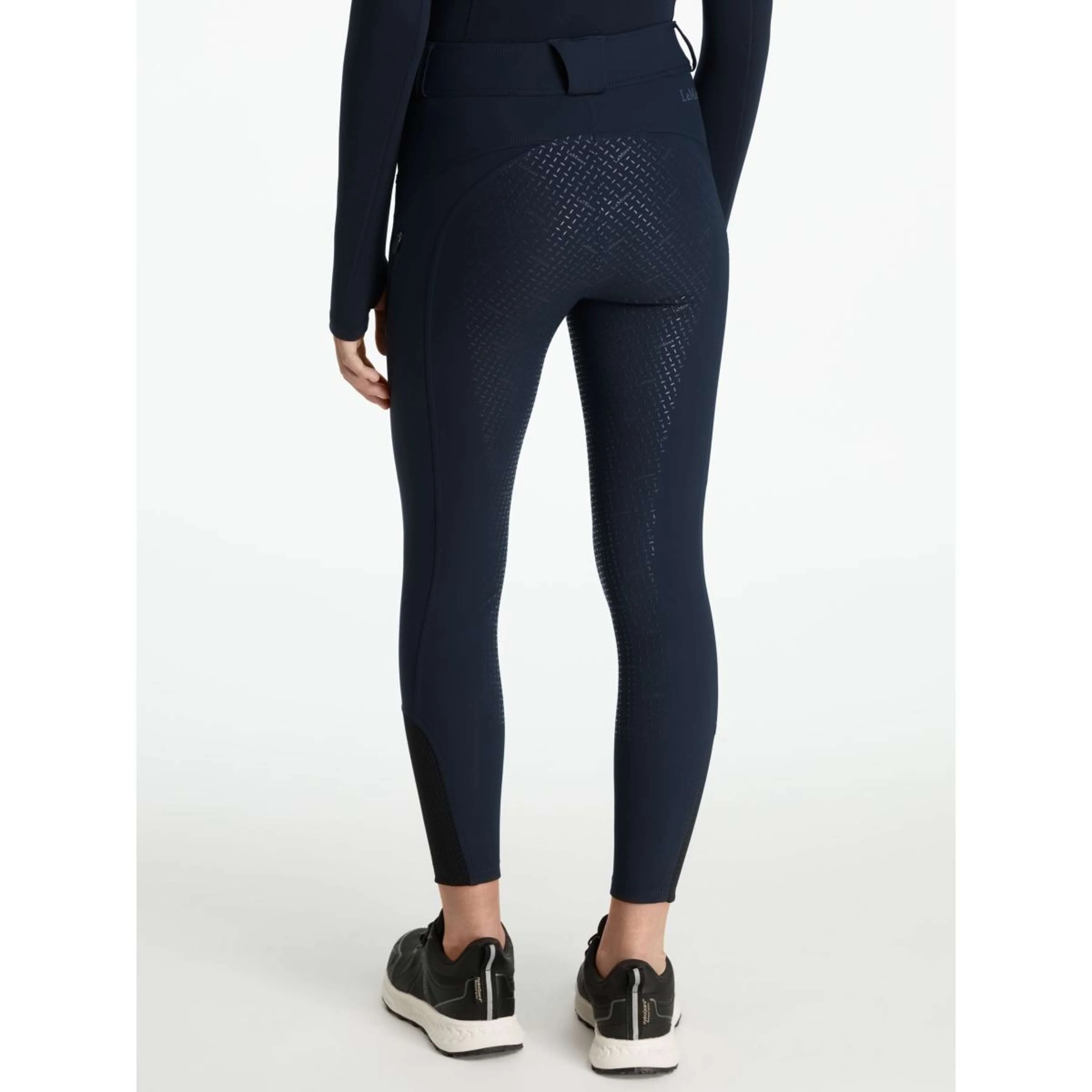 LeMieux Legging d'Équitation Young Rider Ella Brushed Full Grip Marin - Image 2