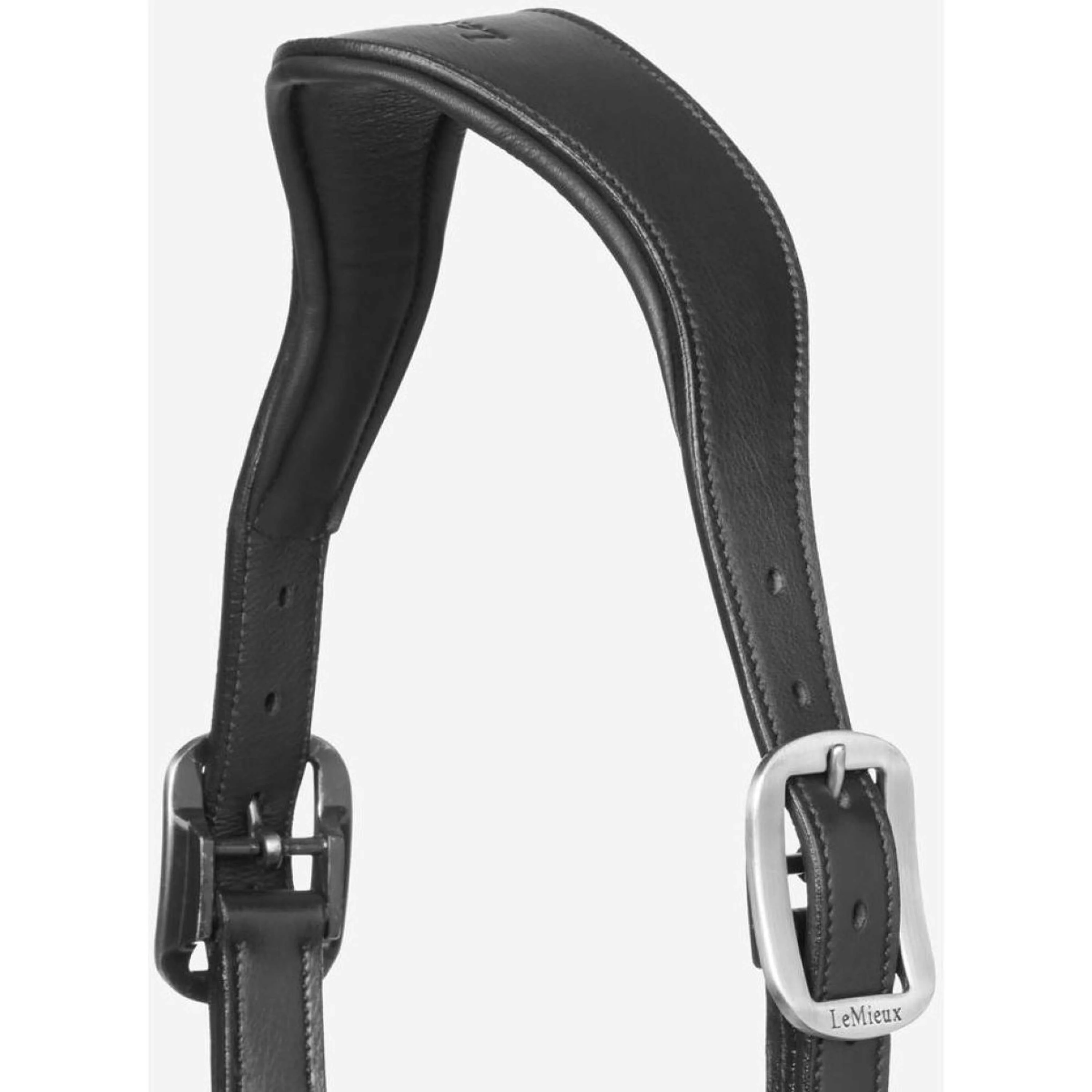 LeMieux Licol en Cuir Crystal Noir - Image 3