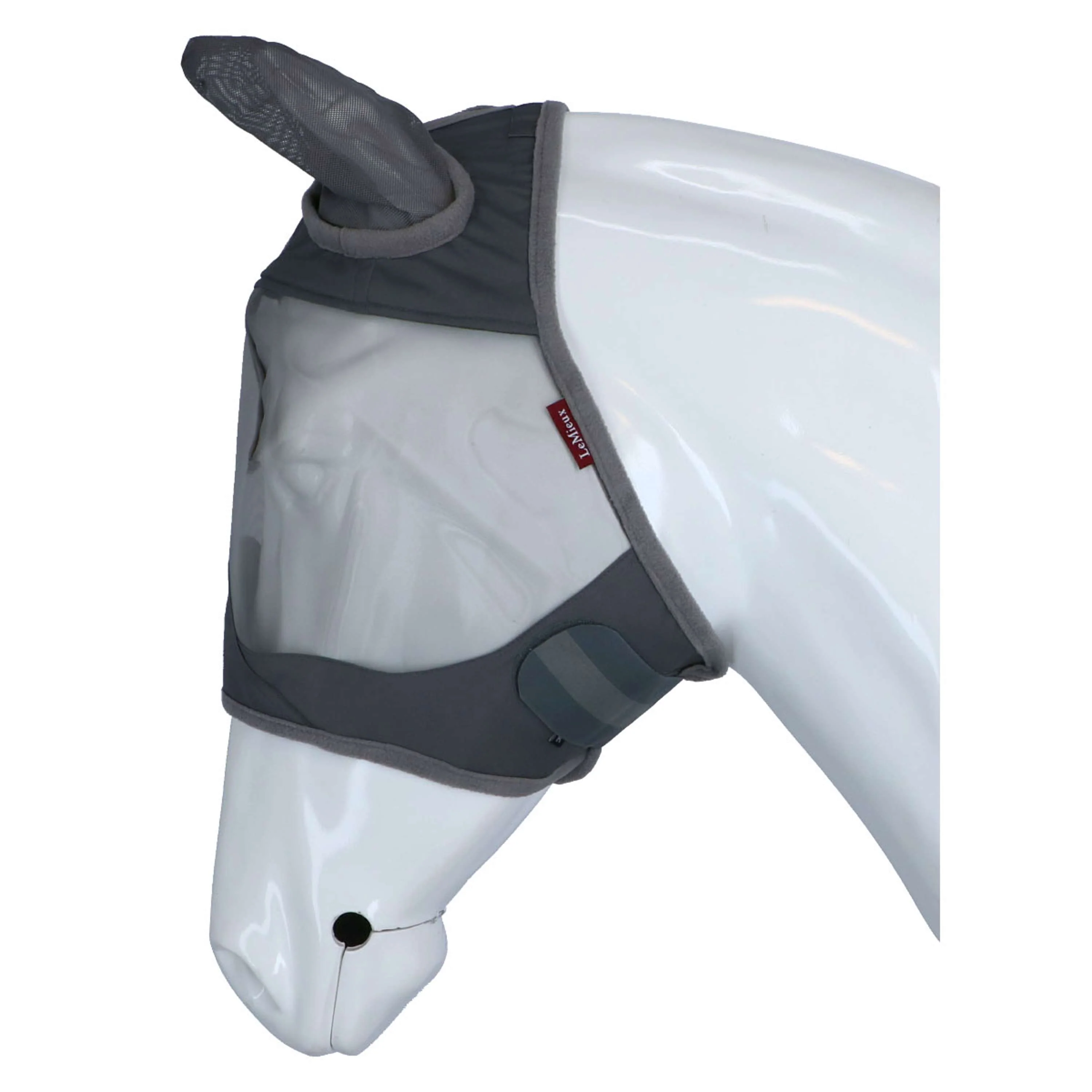 LeMieux Masque Anti-Mouches ArmourShield Pro Half Gris - Image 4