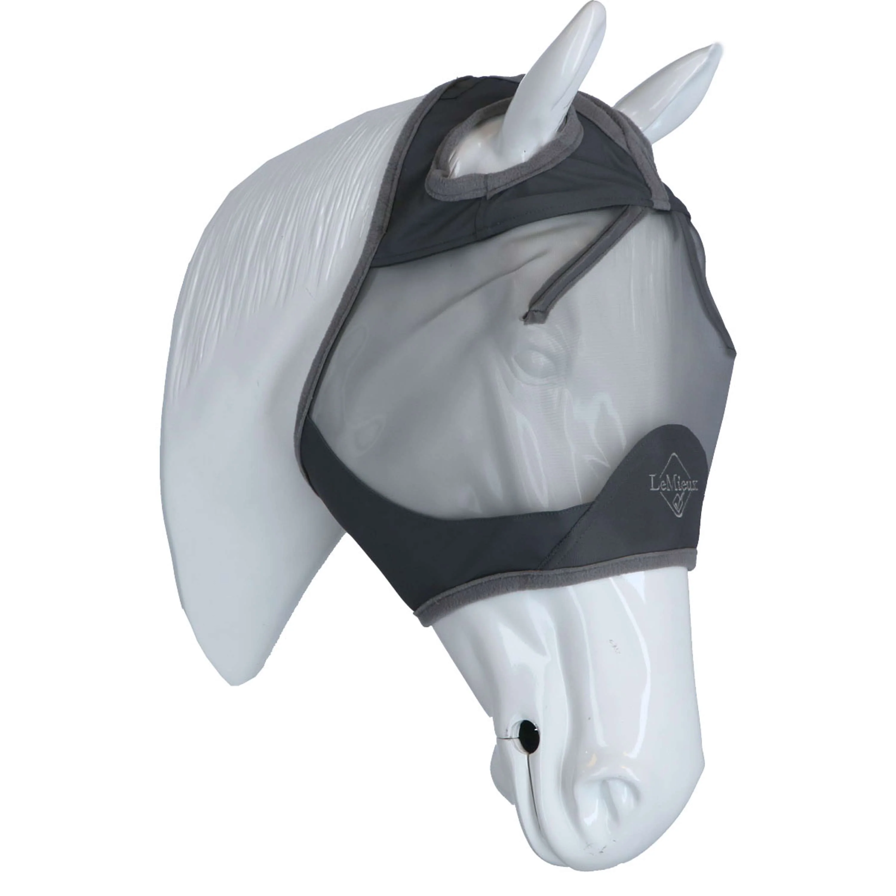 LeMieux Masque Anti-Mouches ArmourShield Pro Standard Gris - Image 3