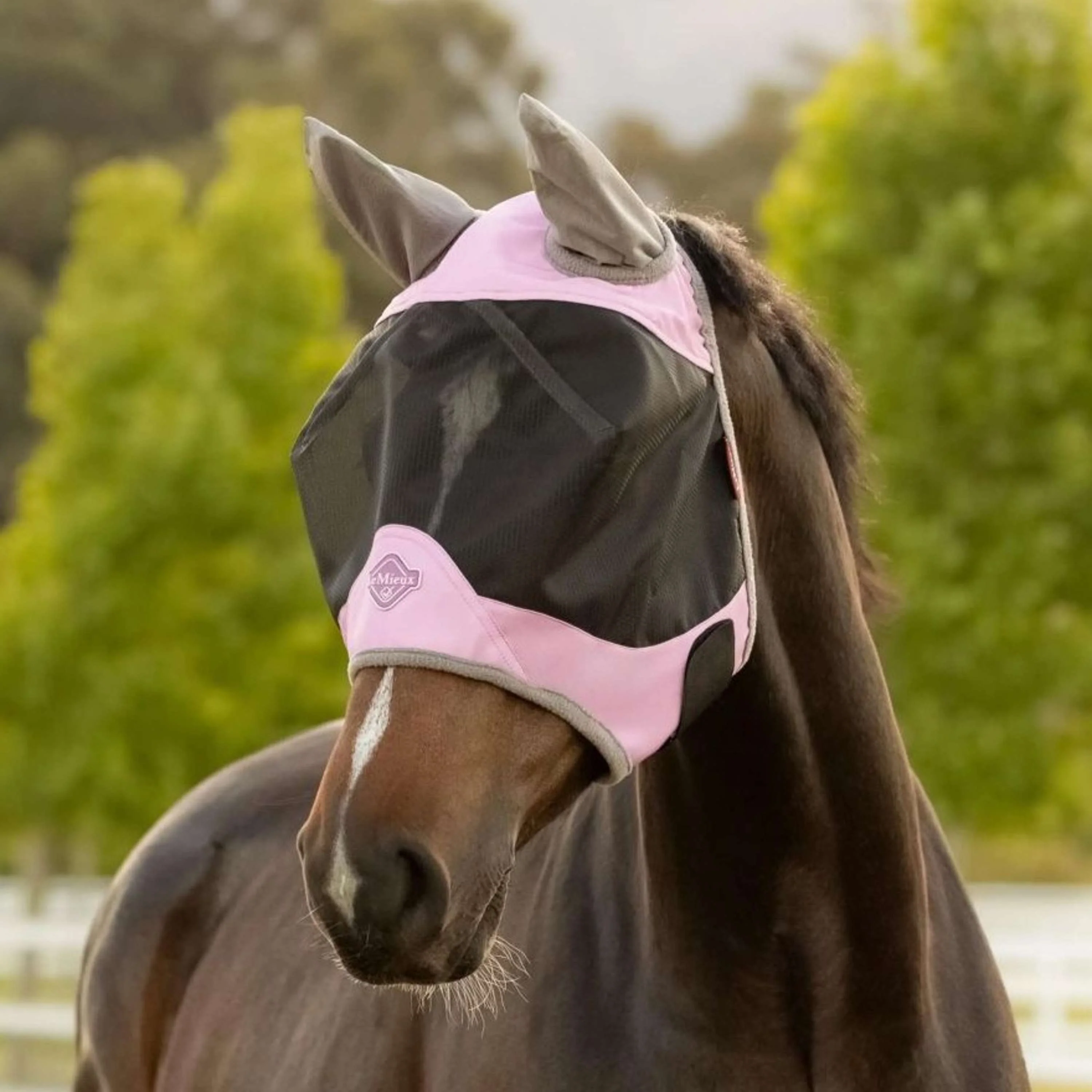 LeMieux Masque Anti-Mouches Visor-Tek Fondant