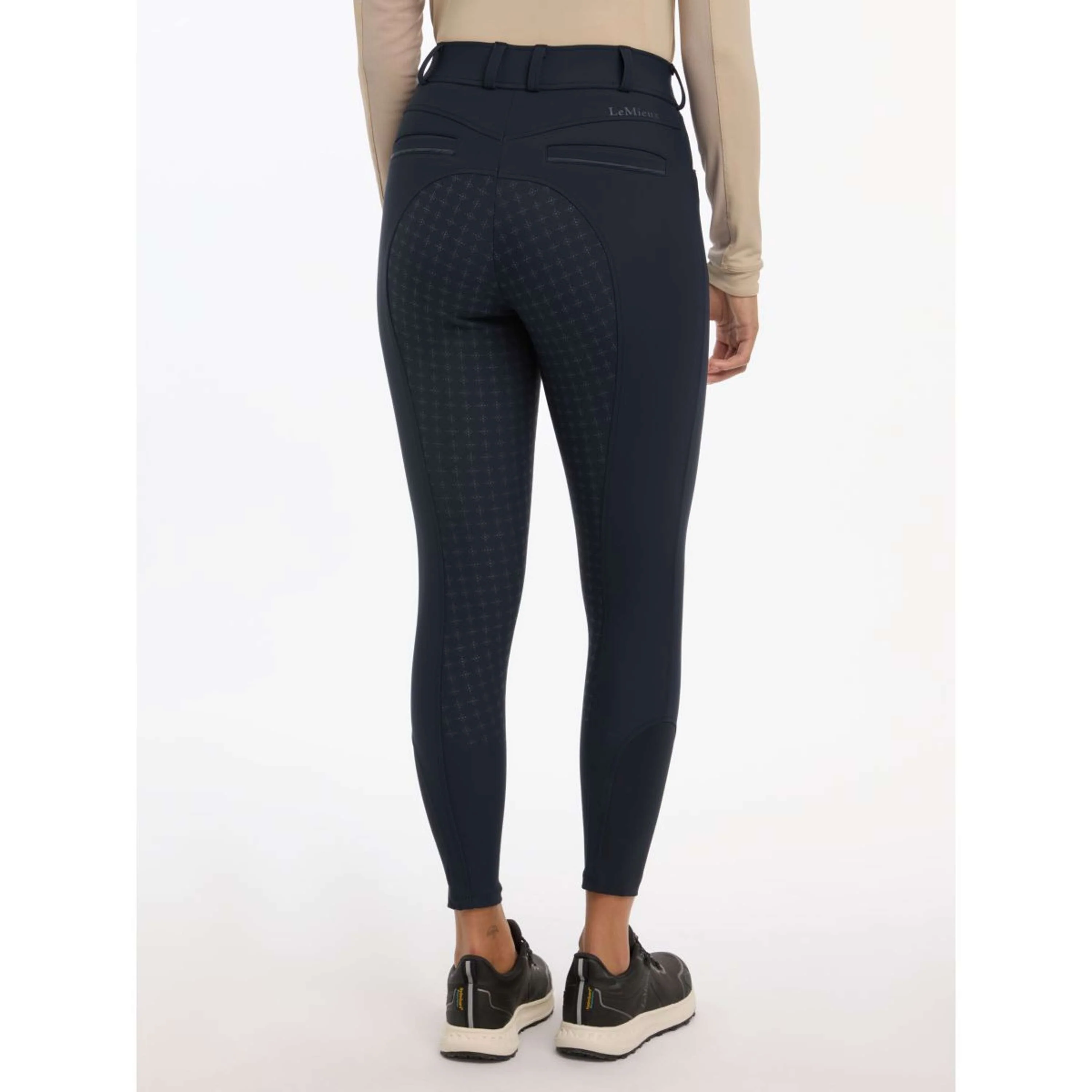 LeMieux Pantalon d'Équitation Isabelle Full Grip Marin - Image 2