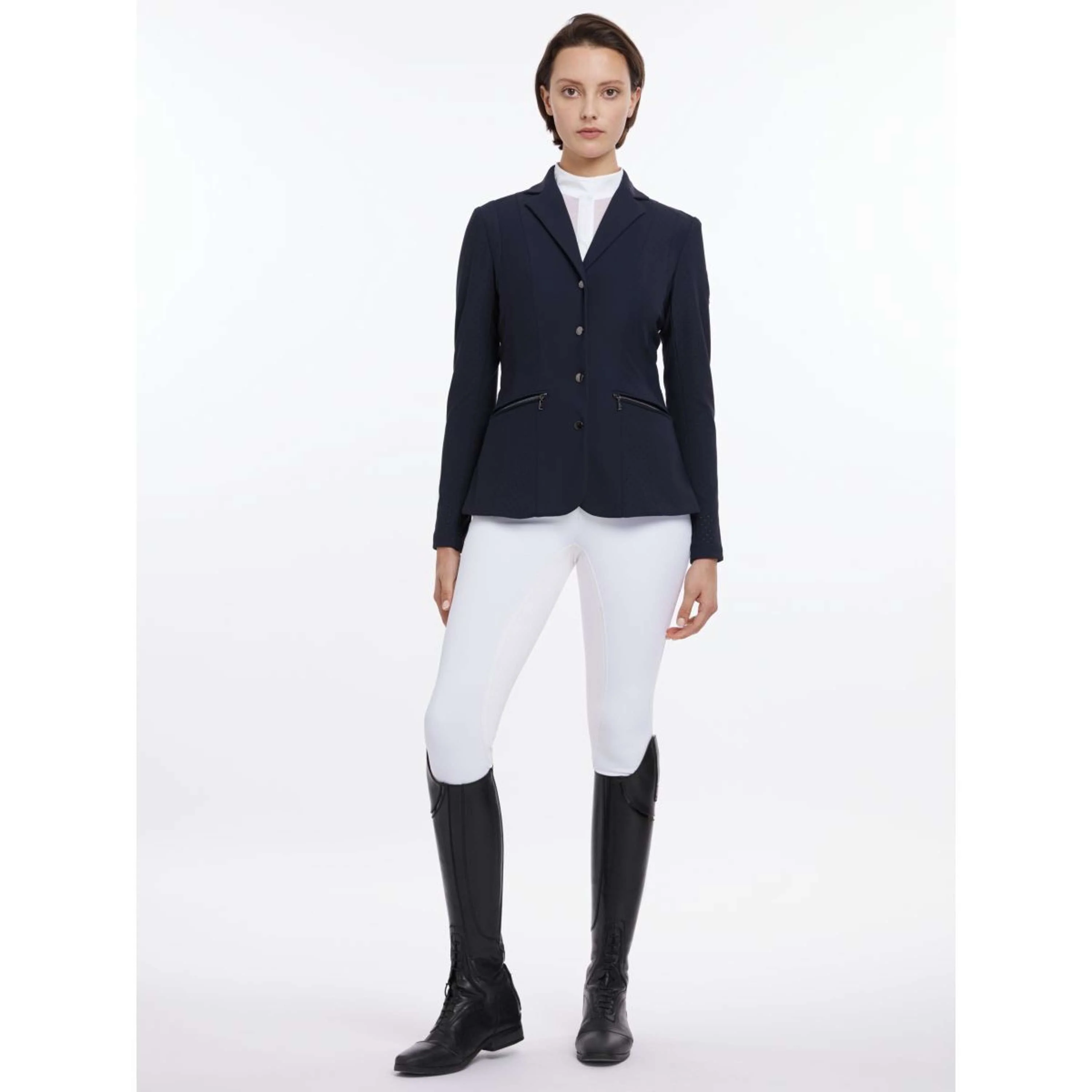 LeMieux Petite Veste de Concours Jessica Mesh Marin - Image 4