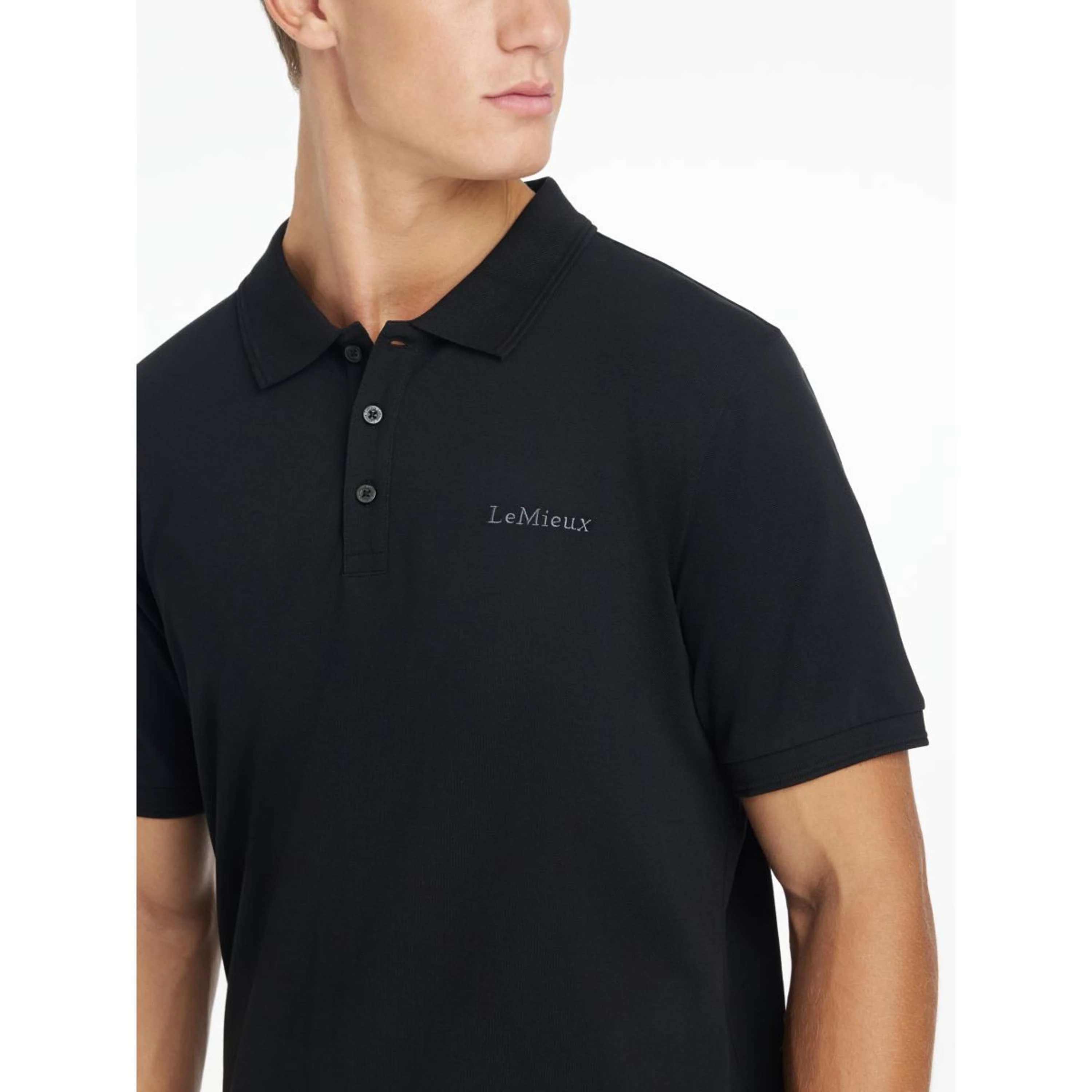 LeMieux Polo Classique Hommes Noir - Image 3