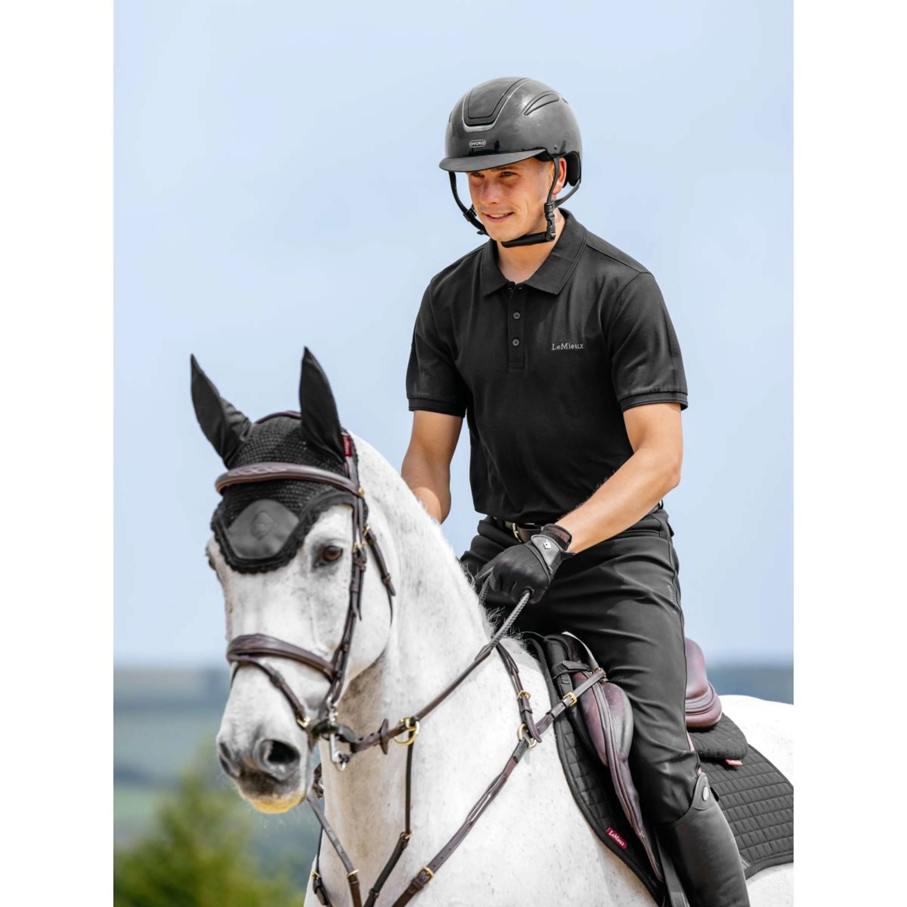 LeMieux Polo Classique Hommes Noir - Image 6
