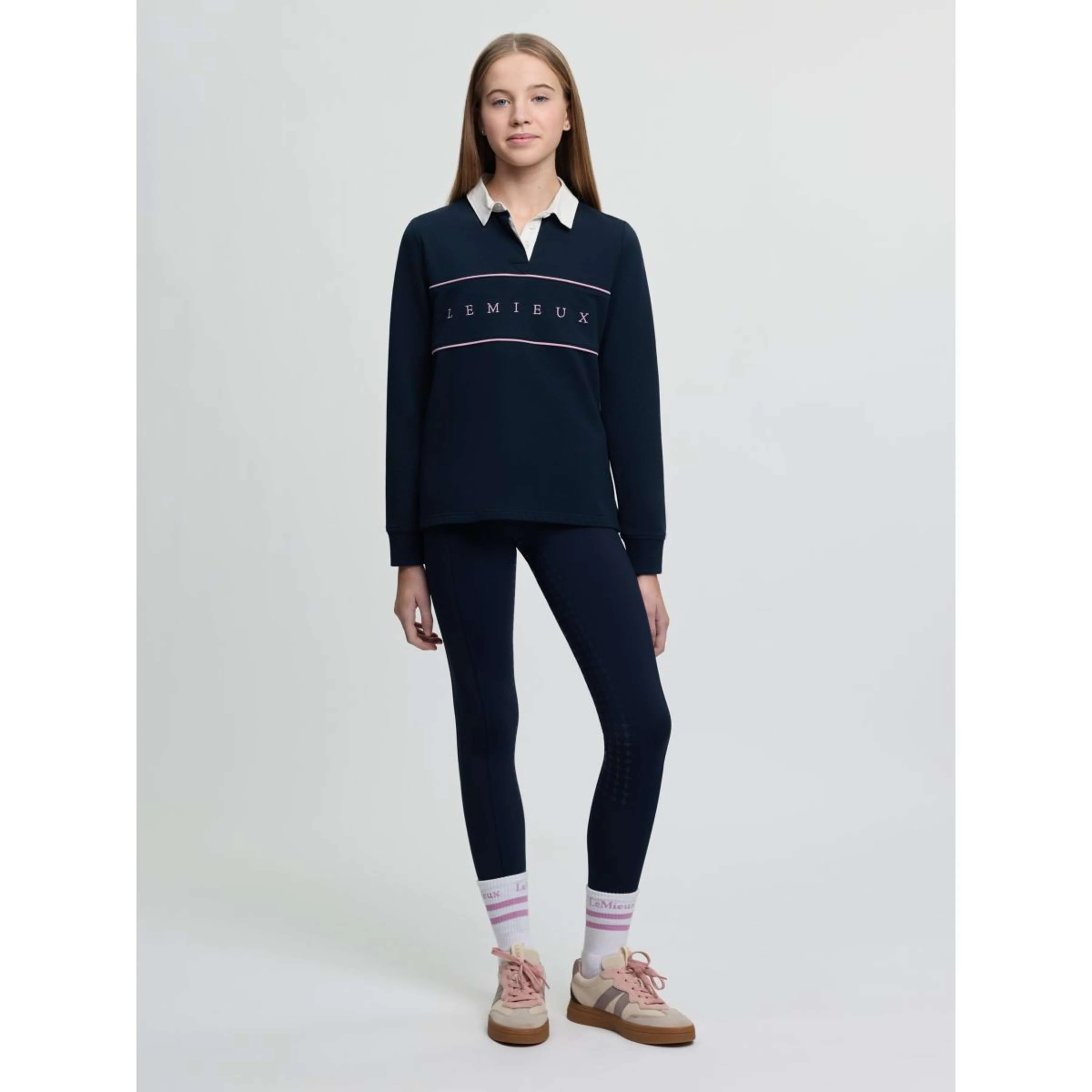 LeMieux Polo de Rugby Young Rider Riley Marin - Image 3