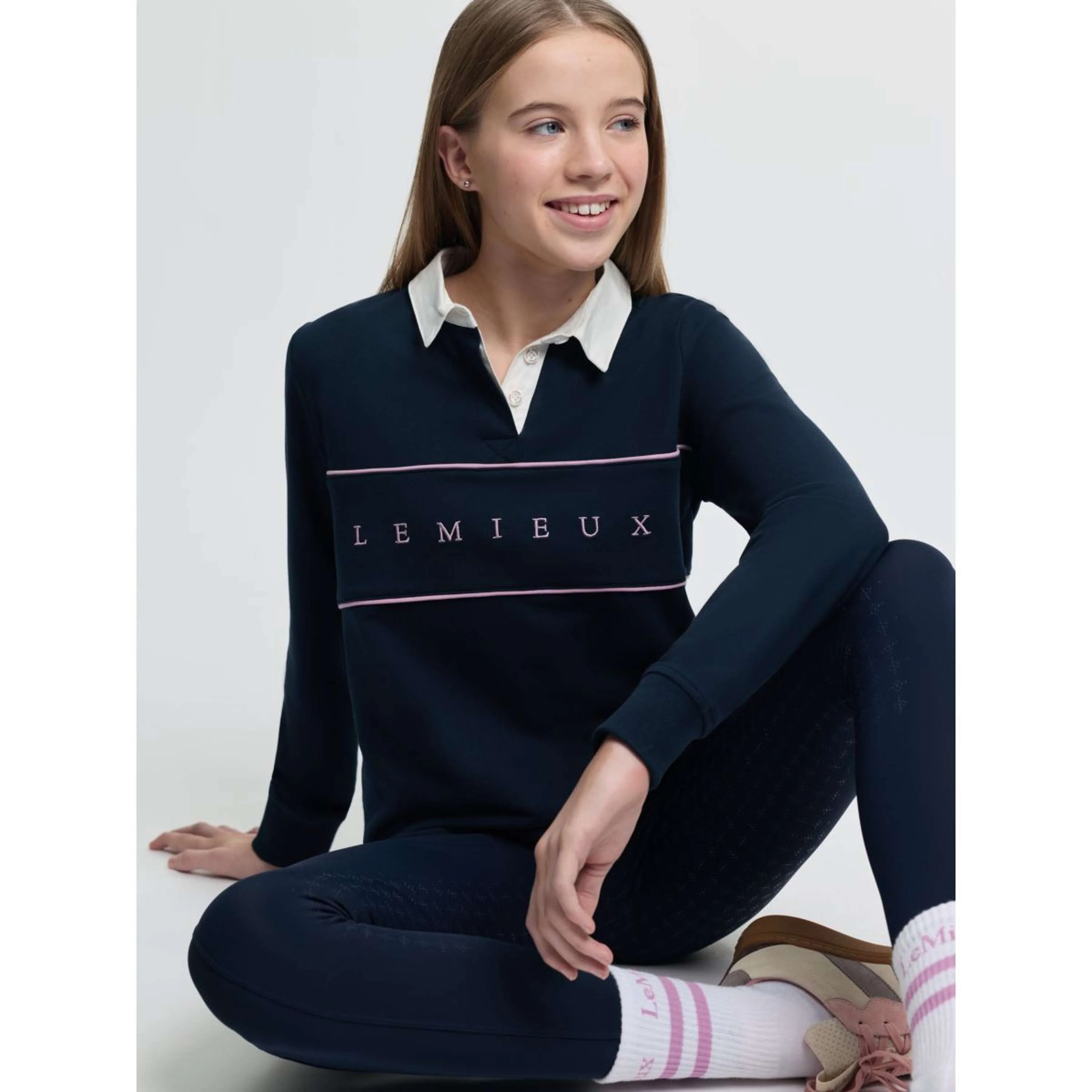 LeMieux Polo de Rugby Young Rider Riley Marin - Image 4