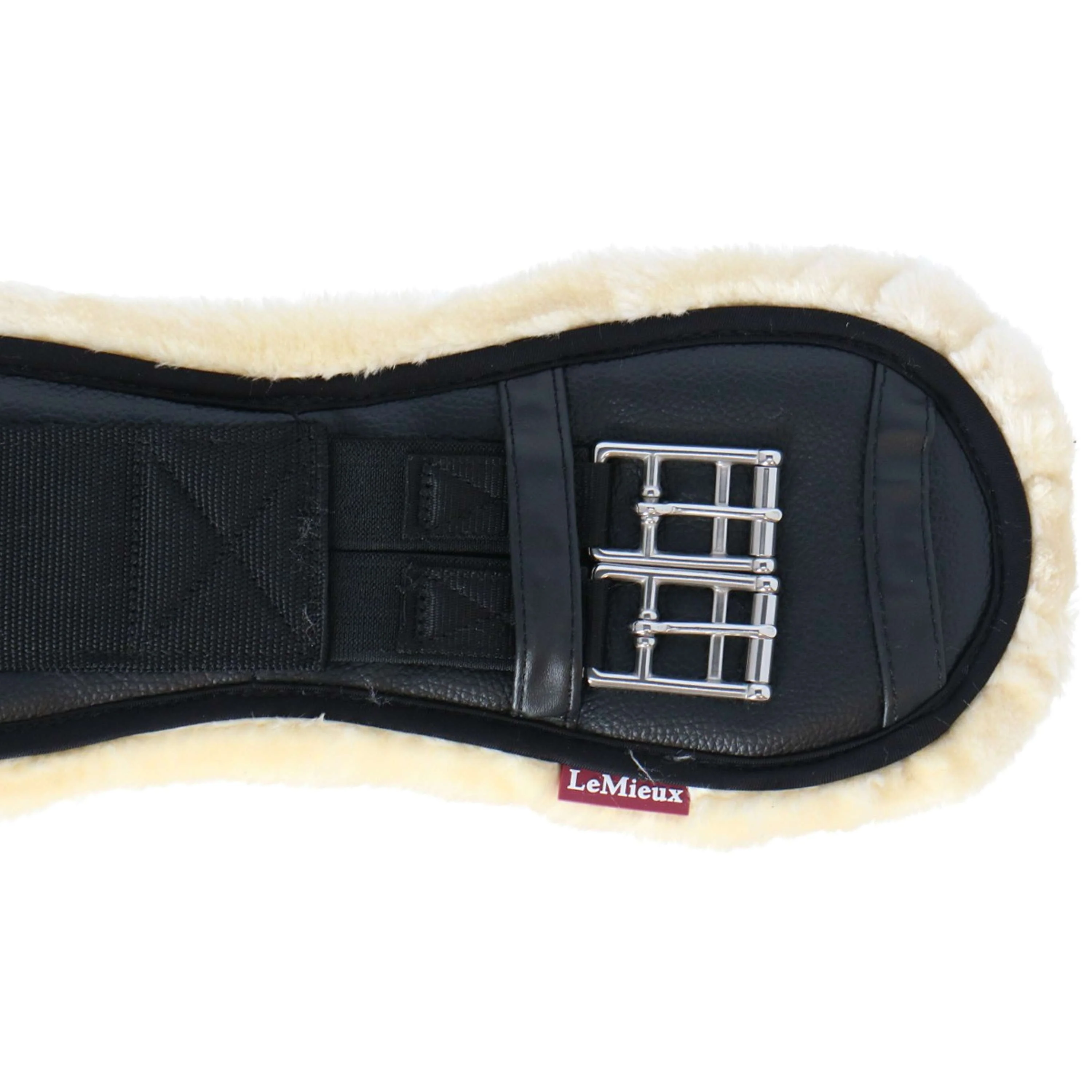 LeMieux Sangle de Dressage ProLambs Noir/Naturel - Image 5